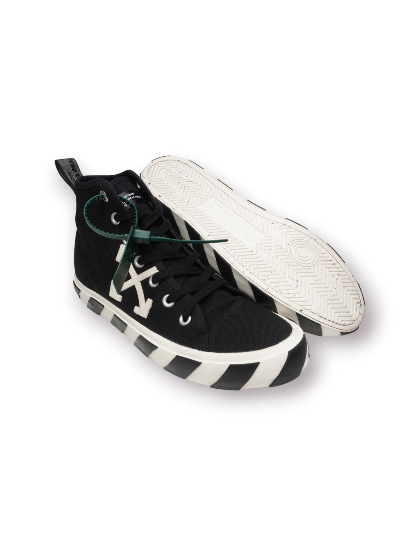 OFF-WHITE Vulc Mid Canvas ‘Black/White’ (Pre-Owned)