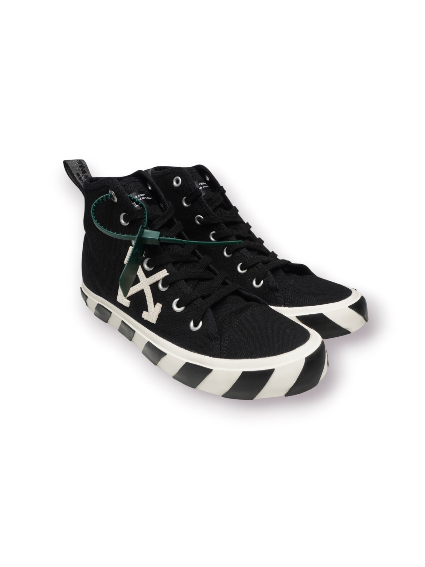 OFF-WHITE Vulc Mid Canvas ‘Black/White’ (Pre-Owned)