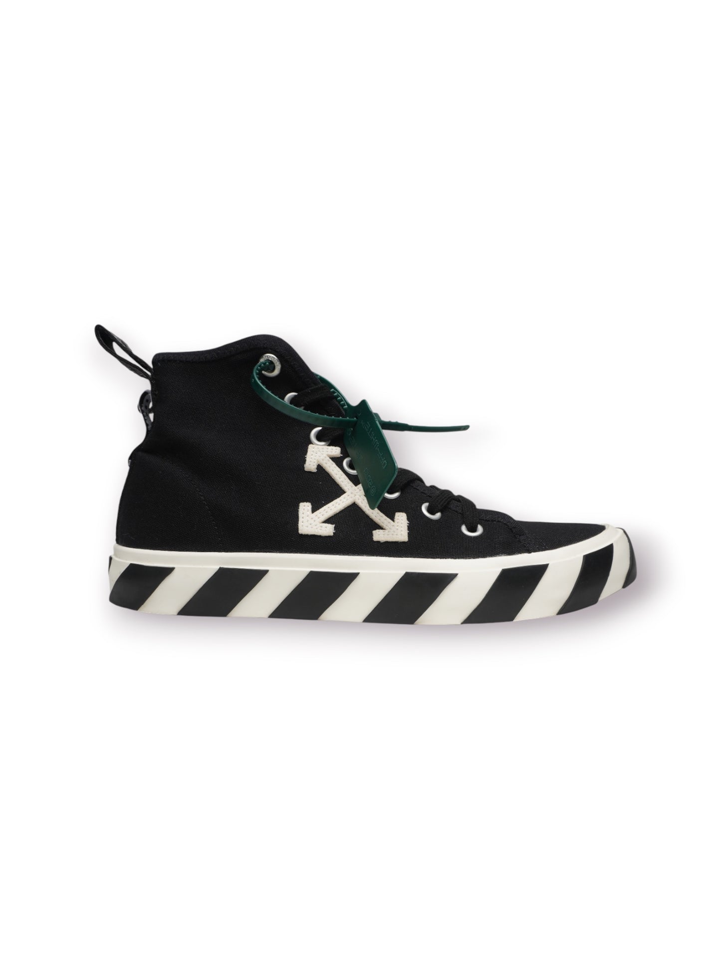 OFF-WHITE Vulc Mid Canvas ‘Black/White’ (Pre-Owned)