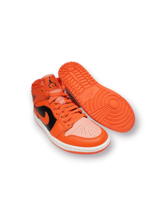 Jordan 1 Mid SE ‘Rush Orange/Crimson Bliss’ (Pre-Owned)