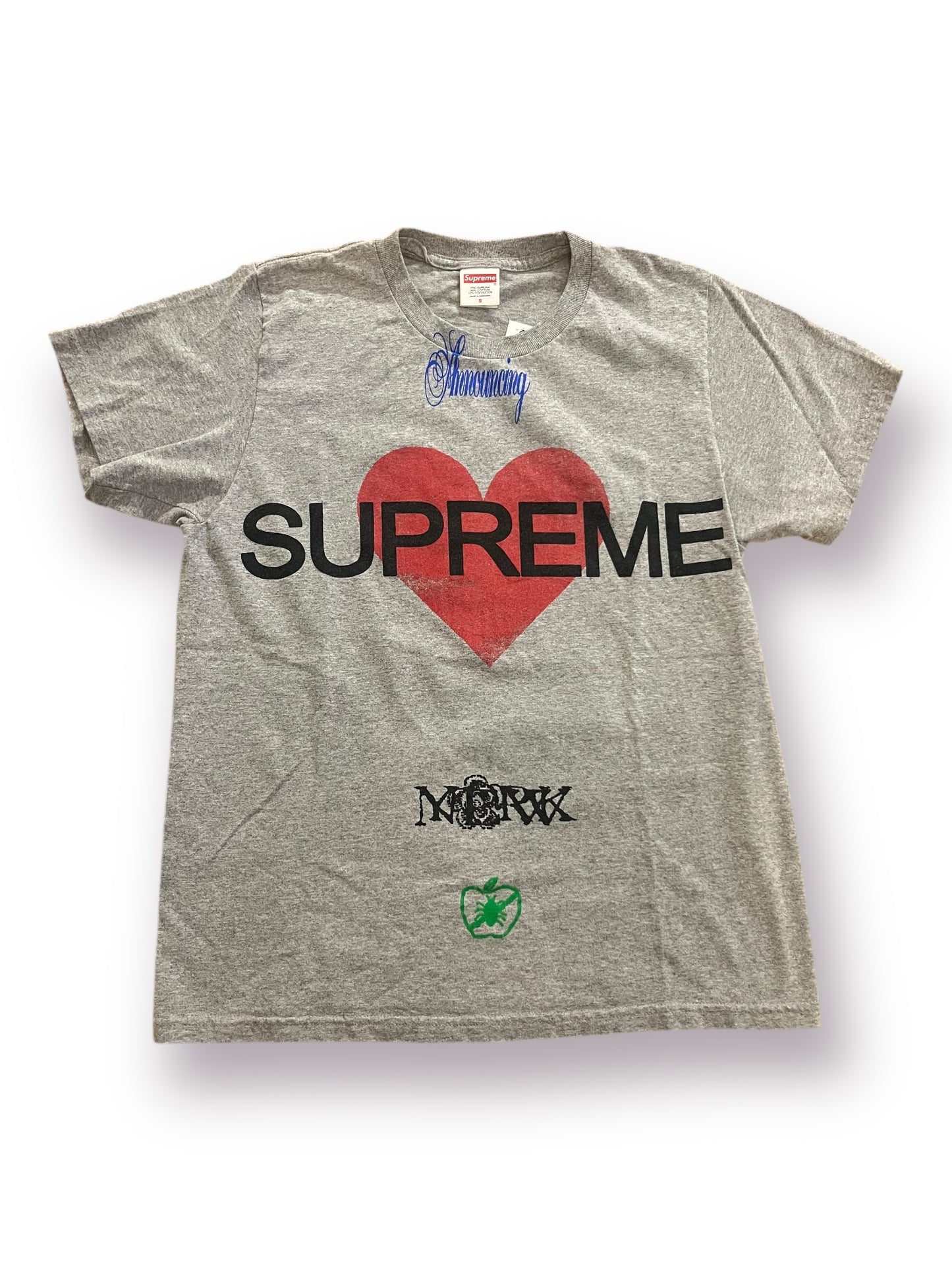 Supreme Announcing Tee ‘Heather Grey’ (Pre-Owned)