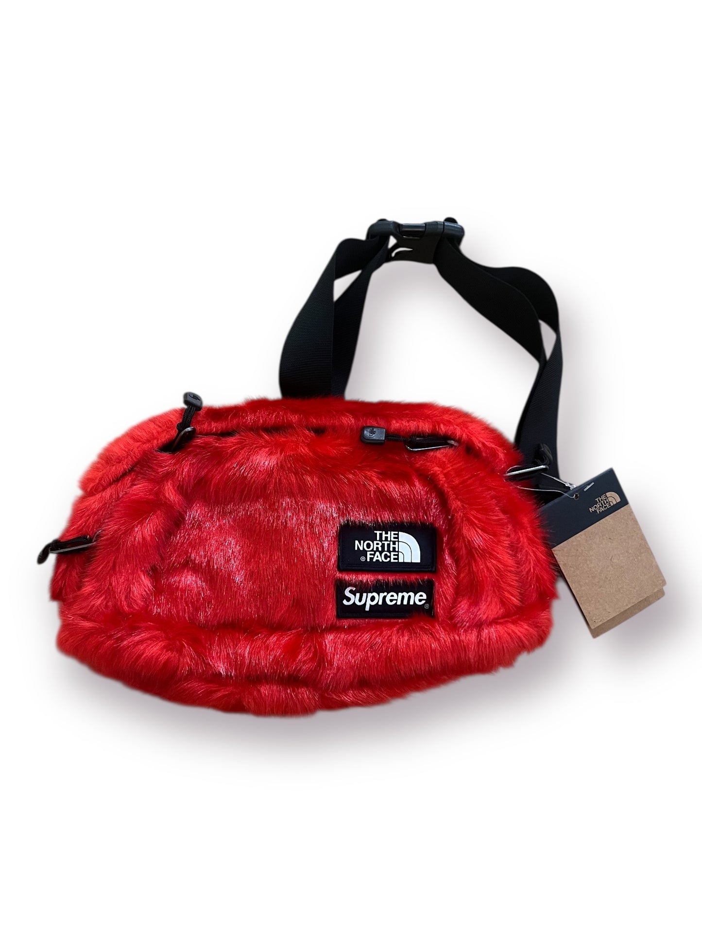 Supreme x The North Face Fur Waist Bag ‘Red’ (FW20)