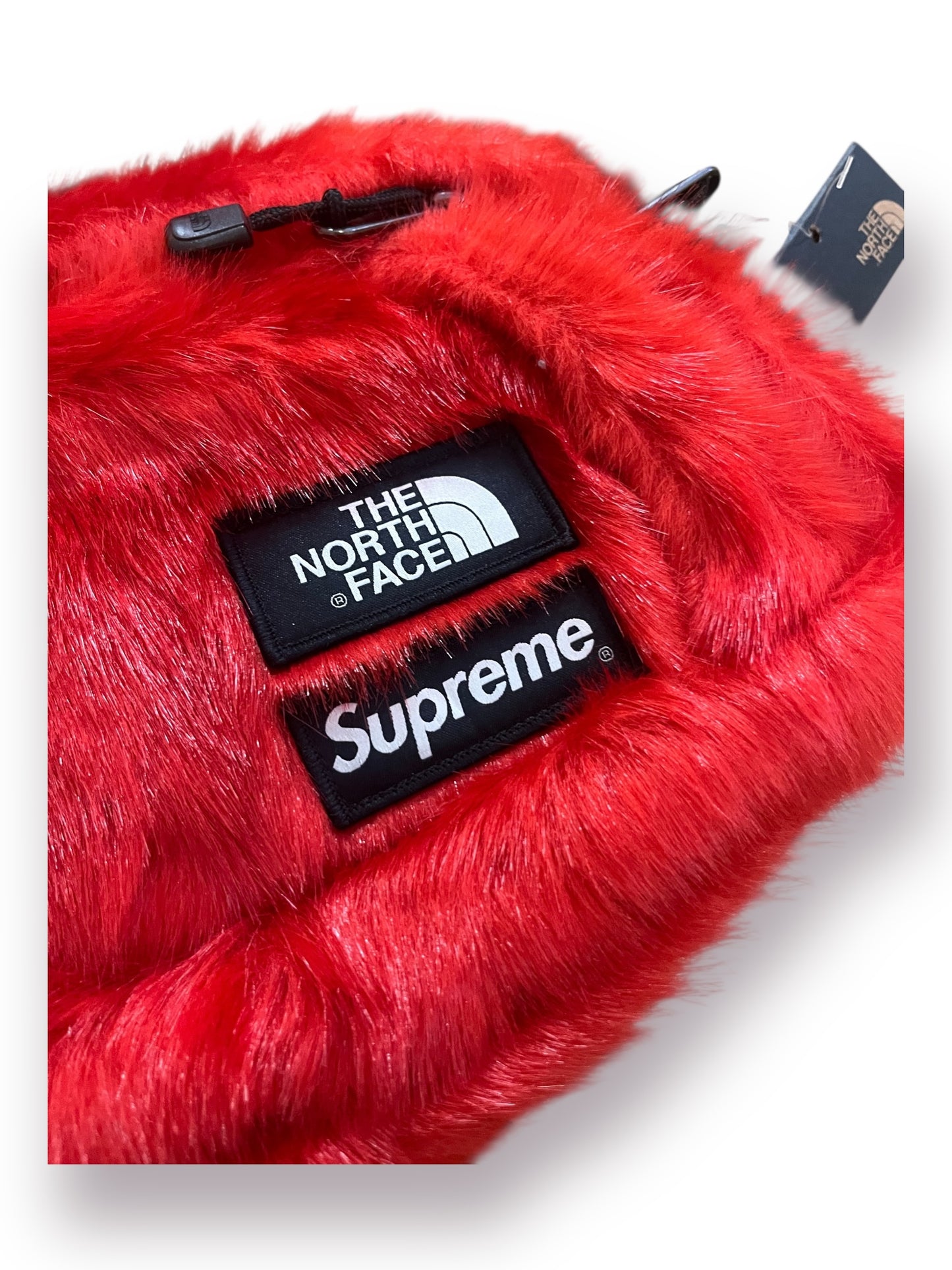 Supreme x The North Face Fur Waist Bag ‘Red’ (FW20)