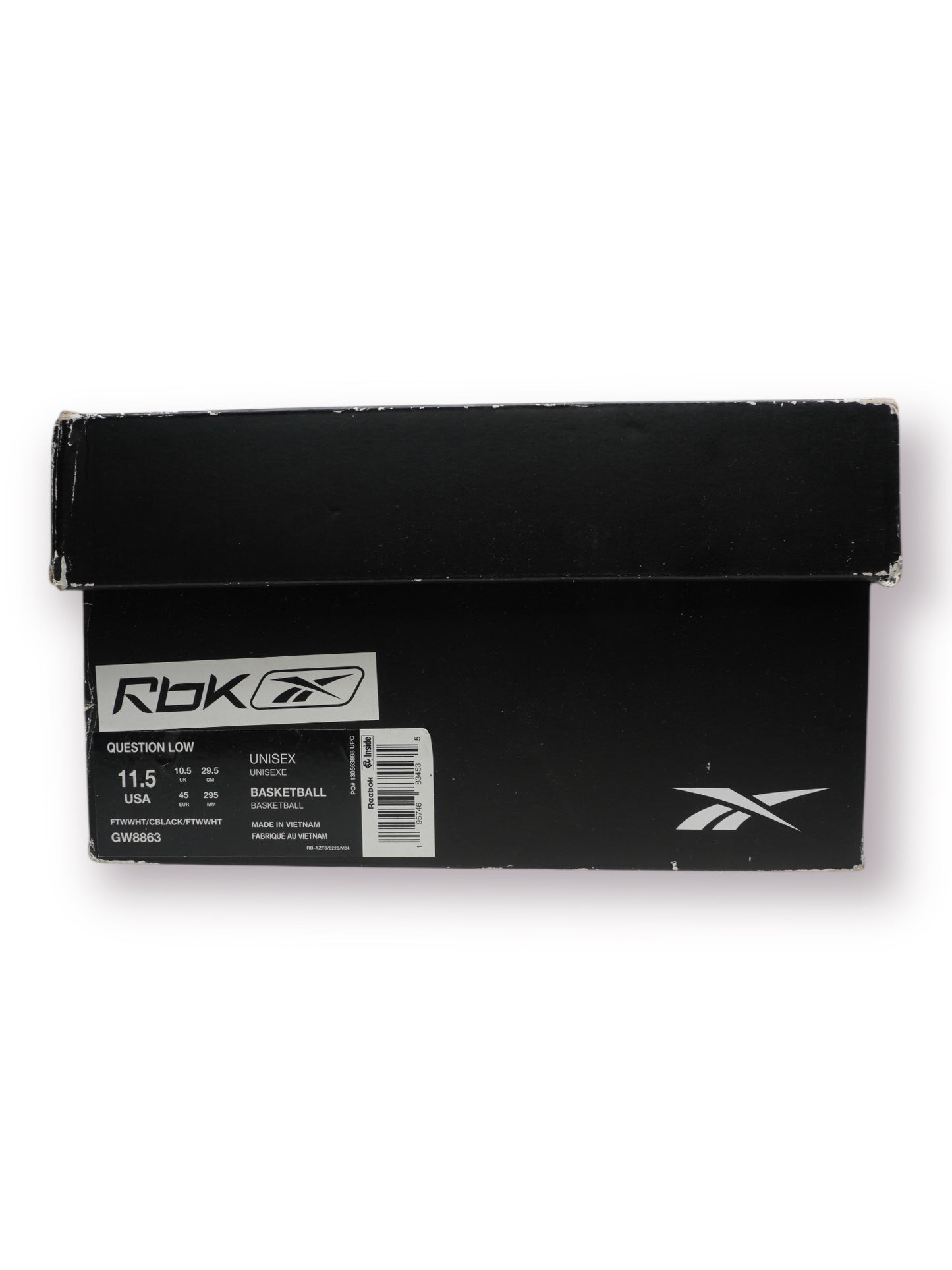 Reebok Question Low ‘White/Black Toe’ (Pre-Owned)