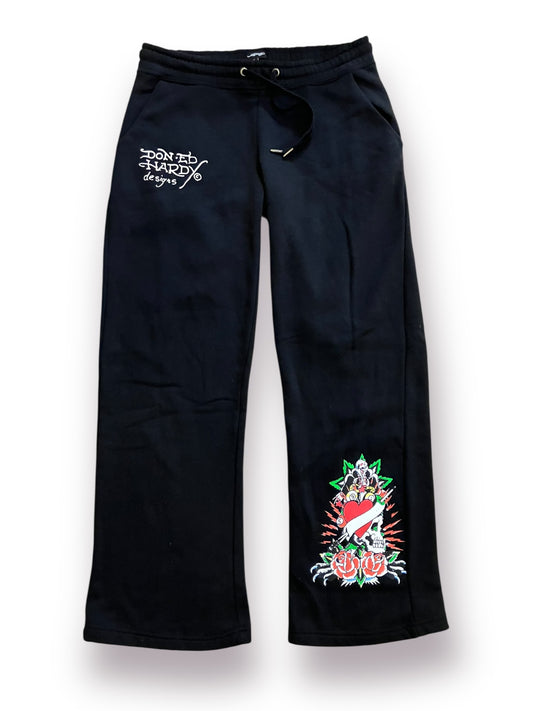 Ed Hardy Women’s Sweatpants ‘Black’ (Pre-Owned)