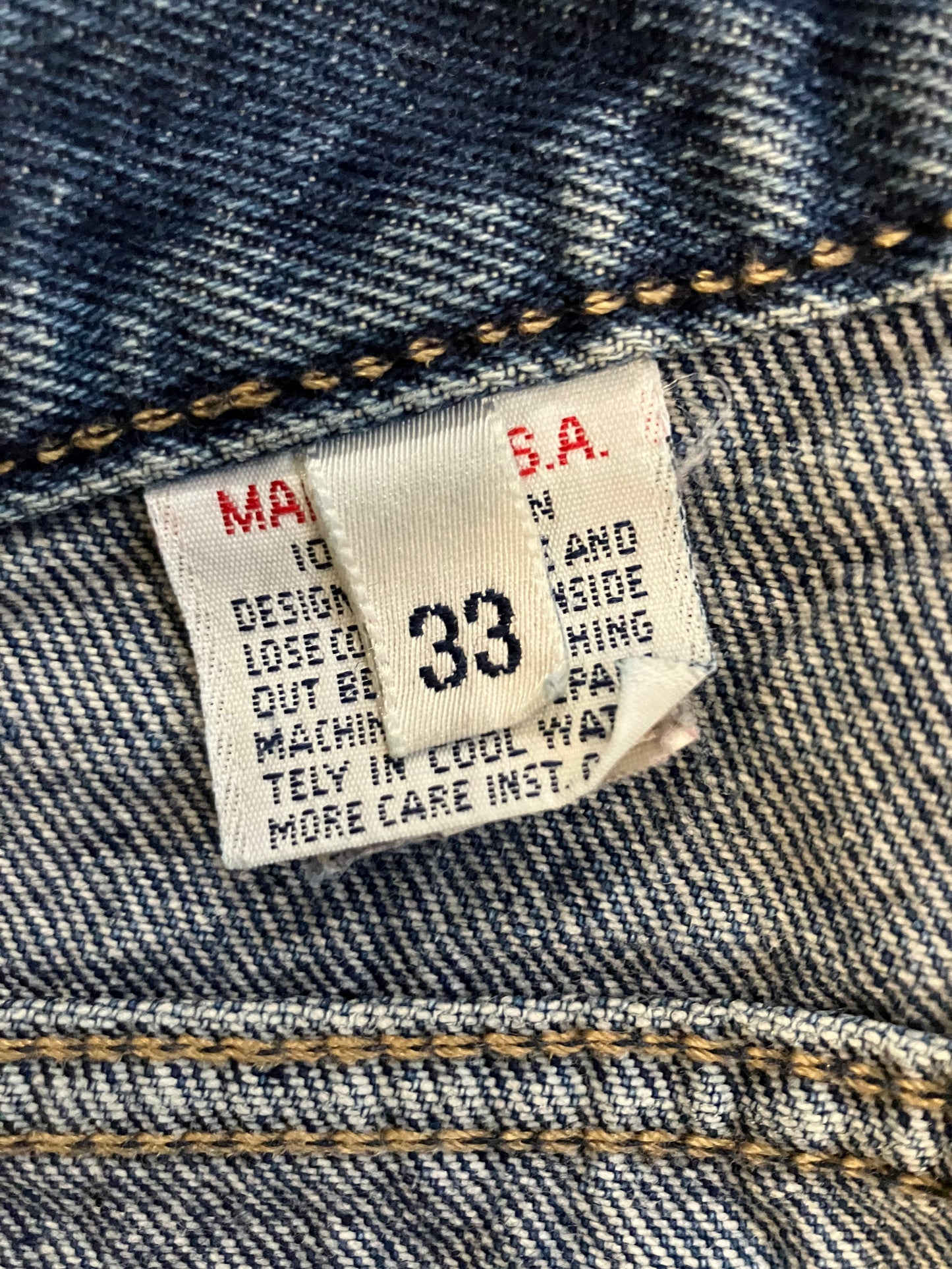 Calvin Klein Made in USA Jeans ‘Blue’ (Pre-Owned)