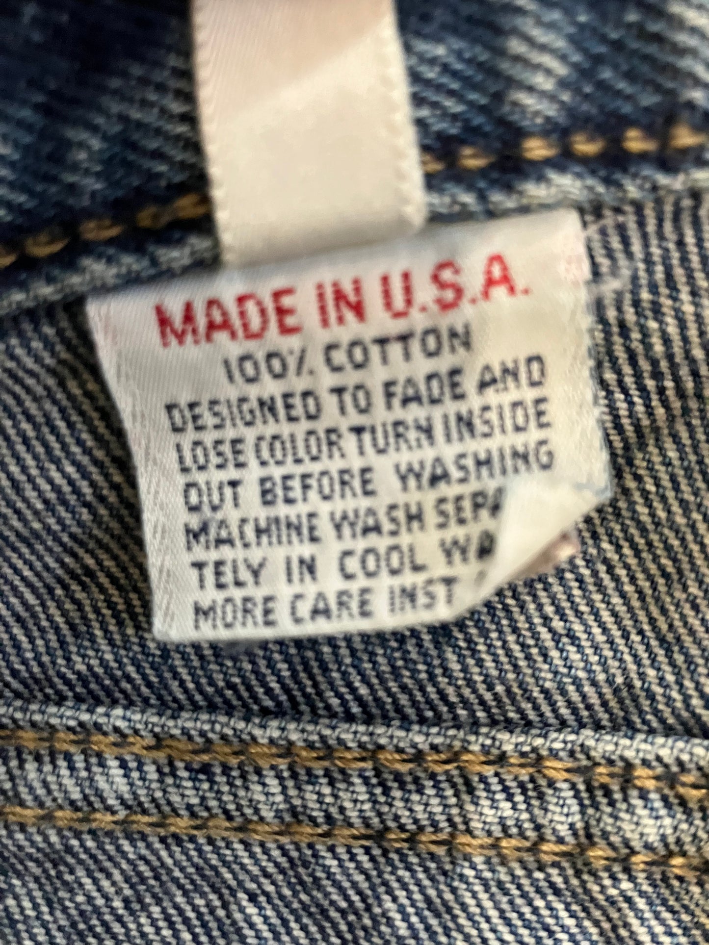 Calvin Klein Made in USA Jeans ‘Blue’ (Pre-Owned)