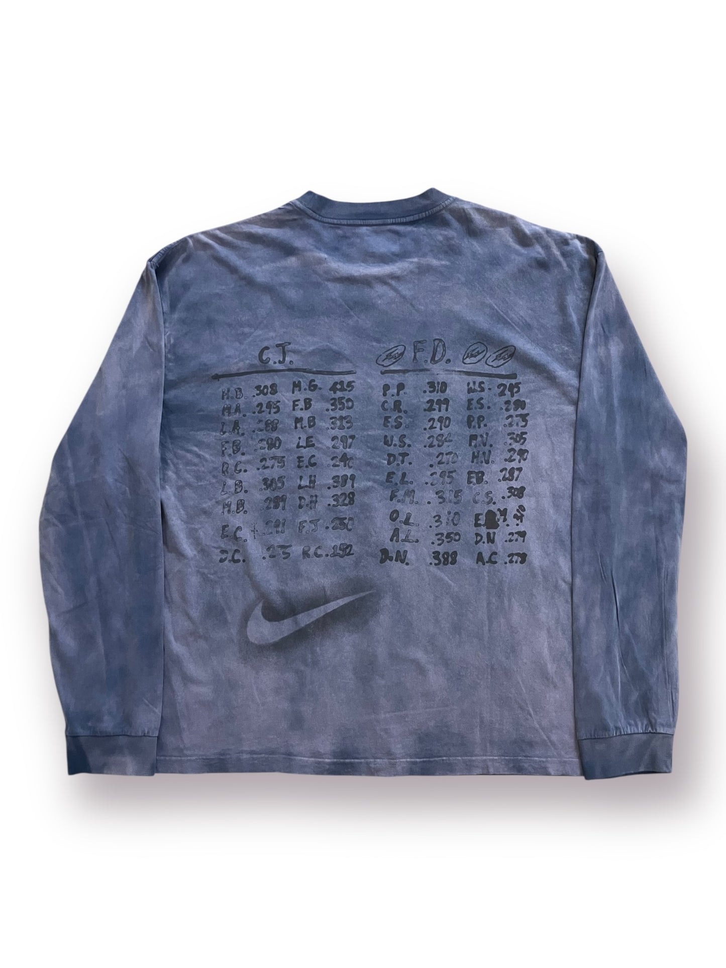 Travis Scott Cactus Jack x Fragment x Nike Houston to Ise Mie Tee ‘Washed Blue’