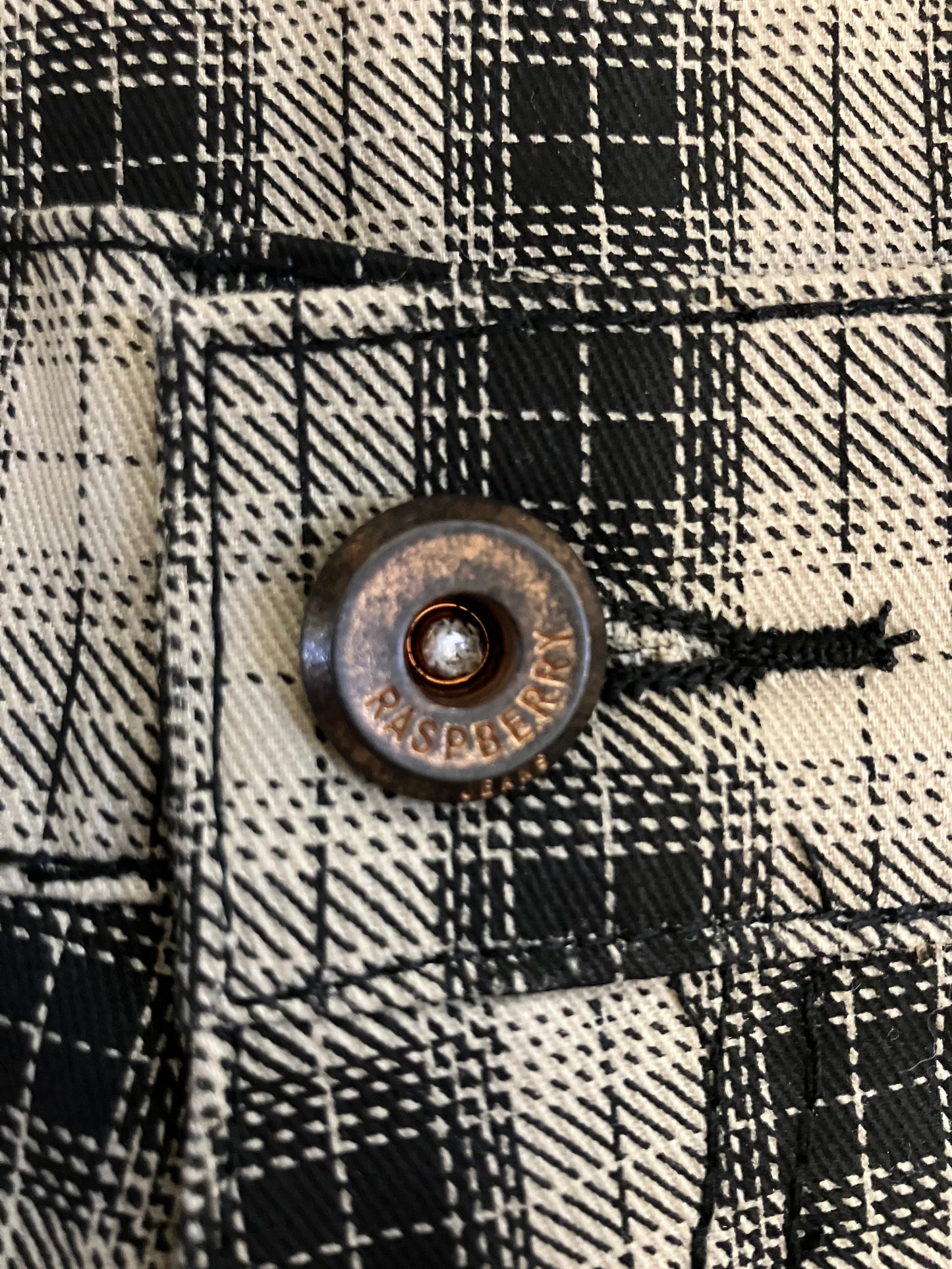 Raspberry Hills Plaid Cargos
