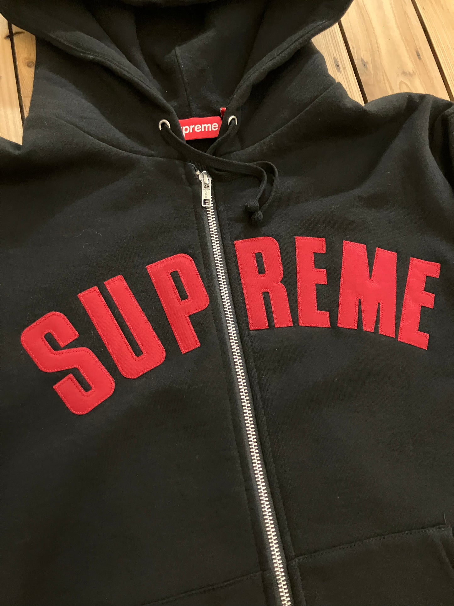 Supreme Arc Thermal Lined Zip Up Hooded Sweatshirt ‘Black’