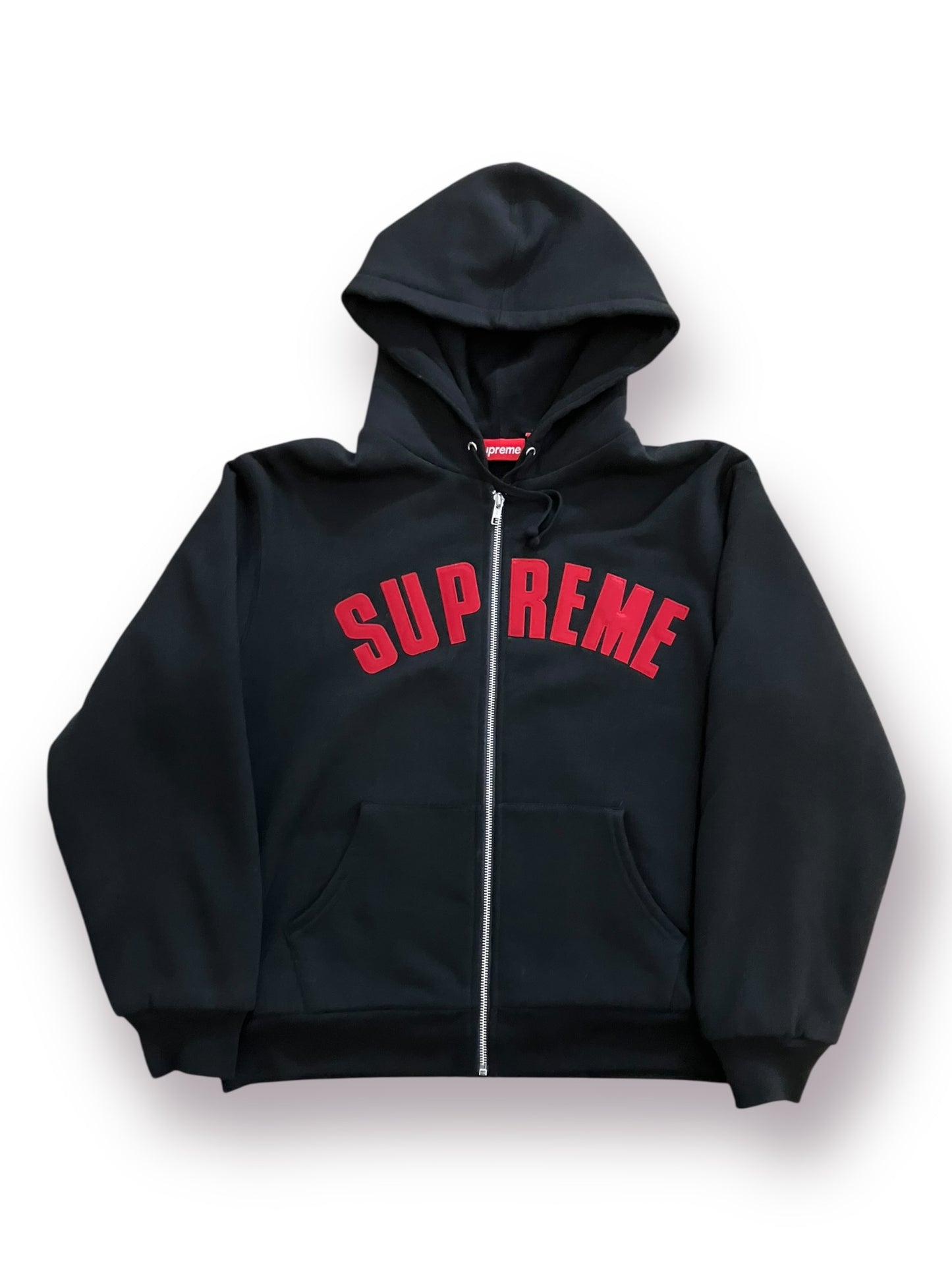 Supreme Arc Thermal Lined Zip Up Hooded Sweatshirt ‘Black’