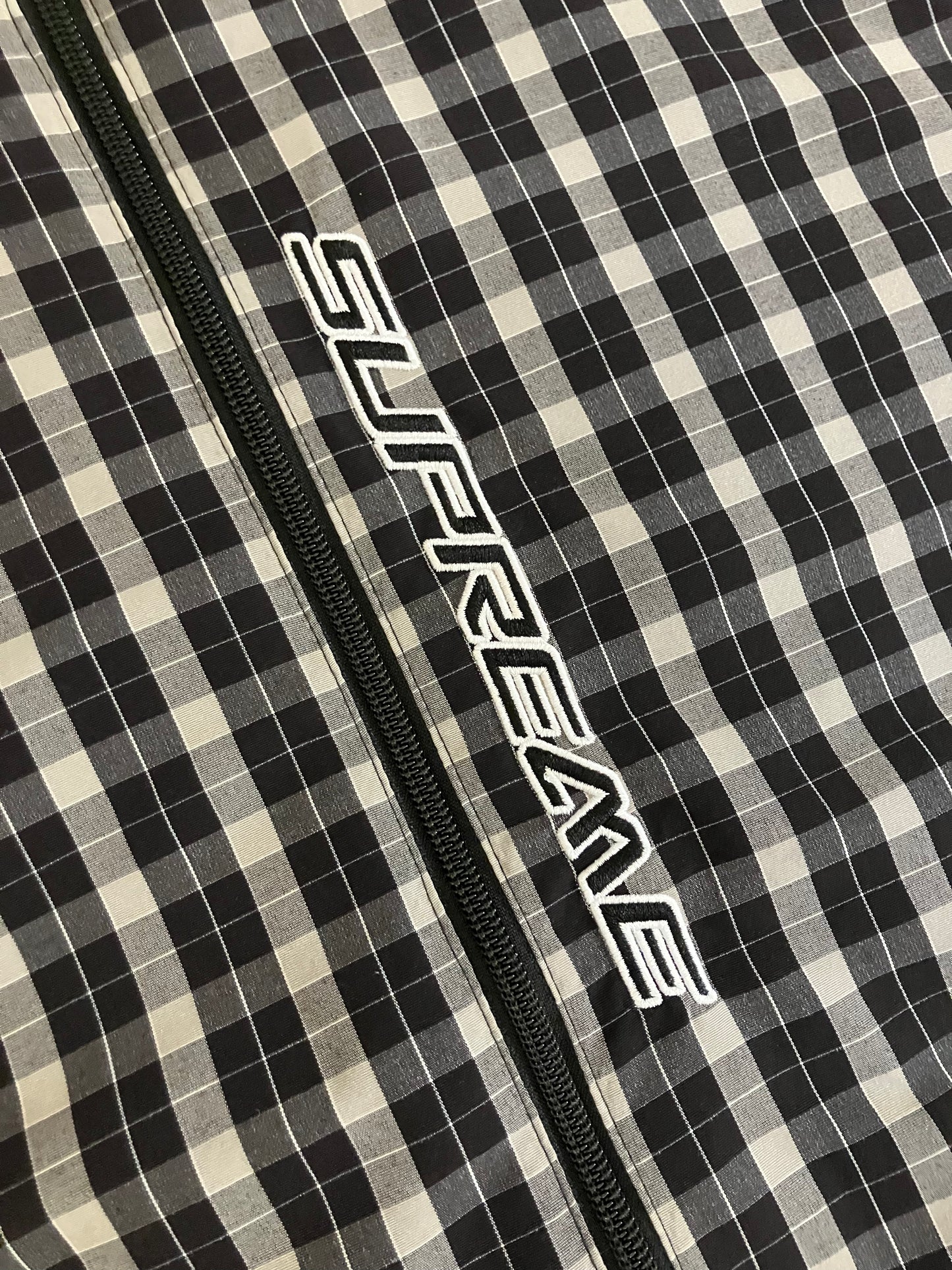 Supreme Plaid Track Jacket ‘Black’ (Pre-Owned)