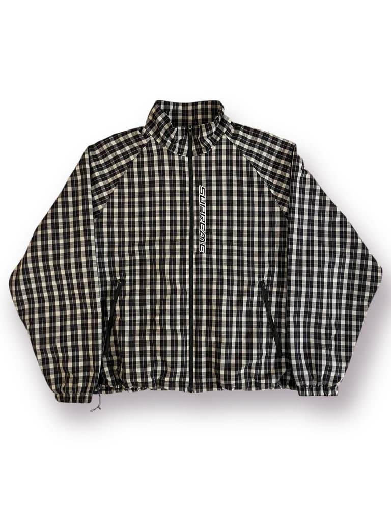 Supreme Plaid Track Jacket 'Black' (Pre-Owned) – cratershop.us