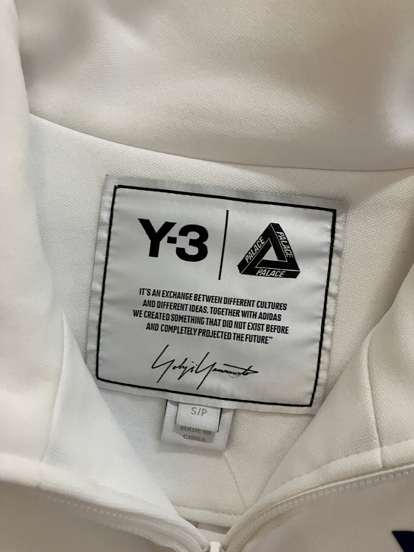 Palace Skateboards x Y-3 Track Top ‘White’ (Pre-Owned)