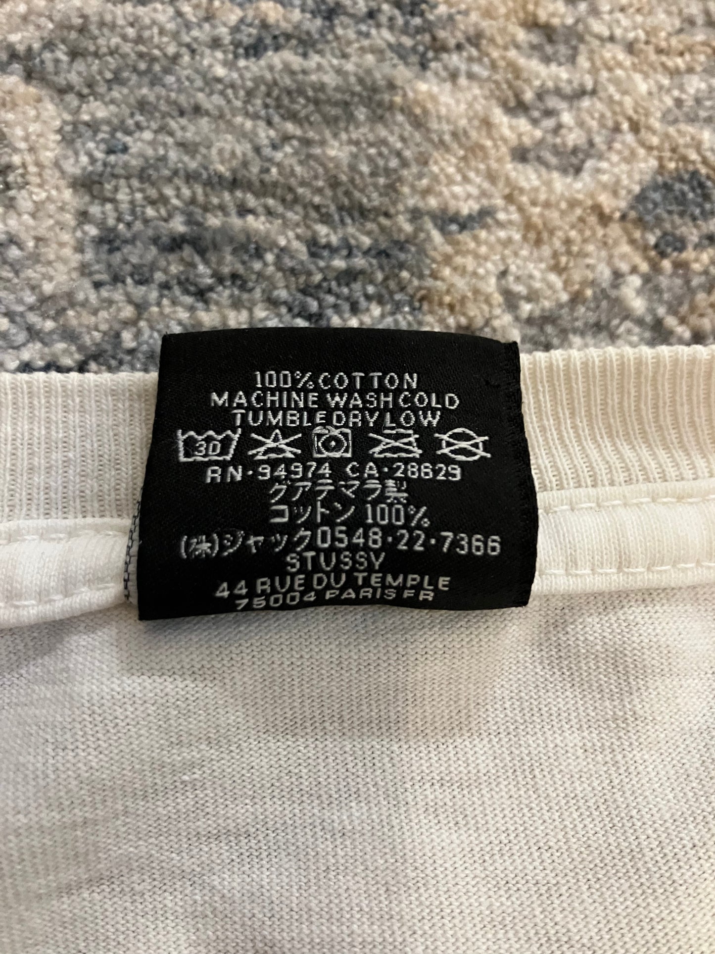 Stussy Built to Last Pigment Dyed Tee ‘Natural’ (Pre-Owned)