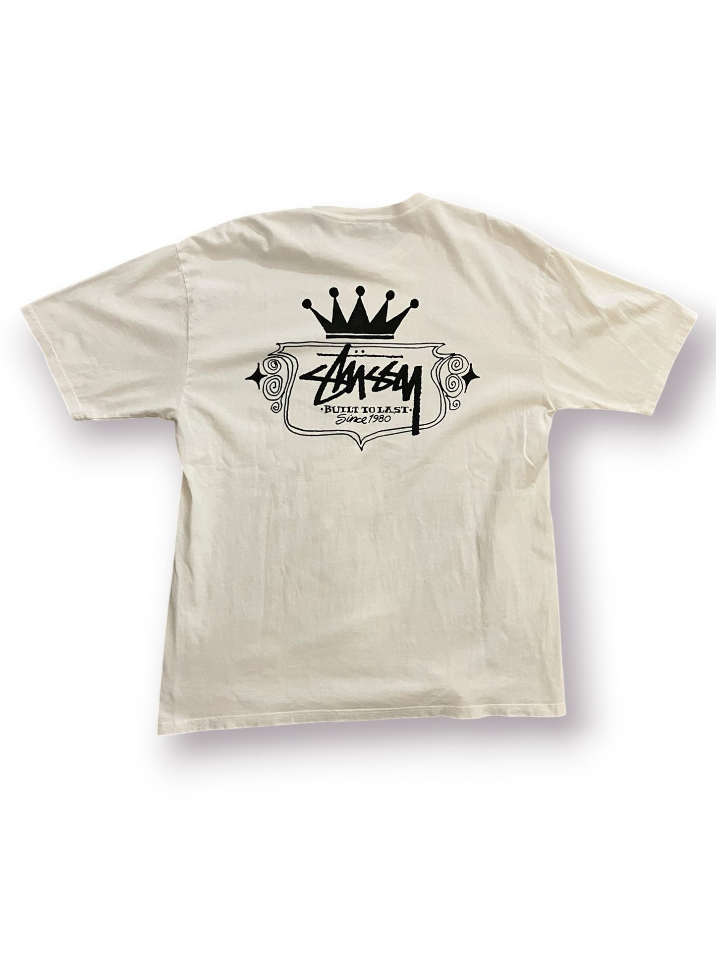 Stussy Built to Last Pigment Dyed Tee ‘Natural’ (Pre-Owned)