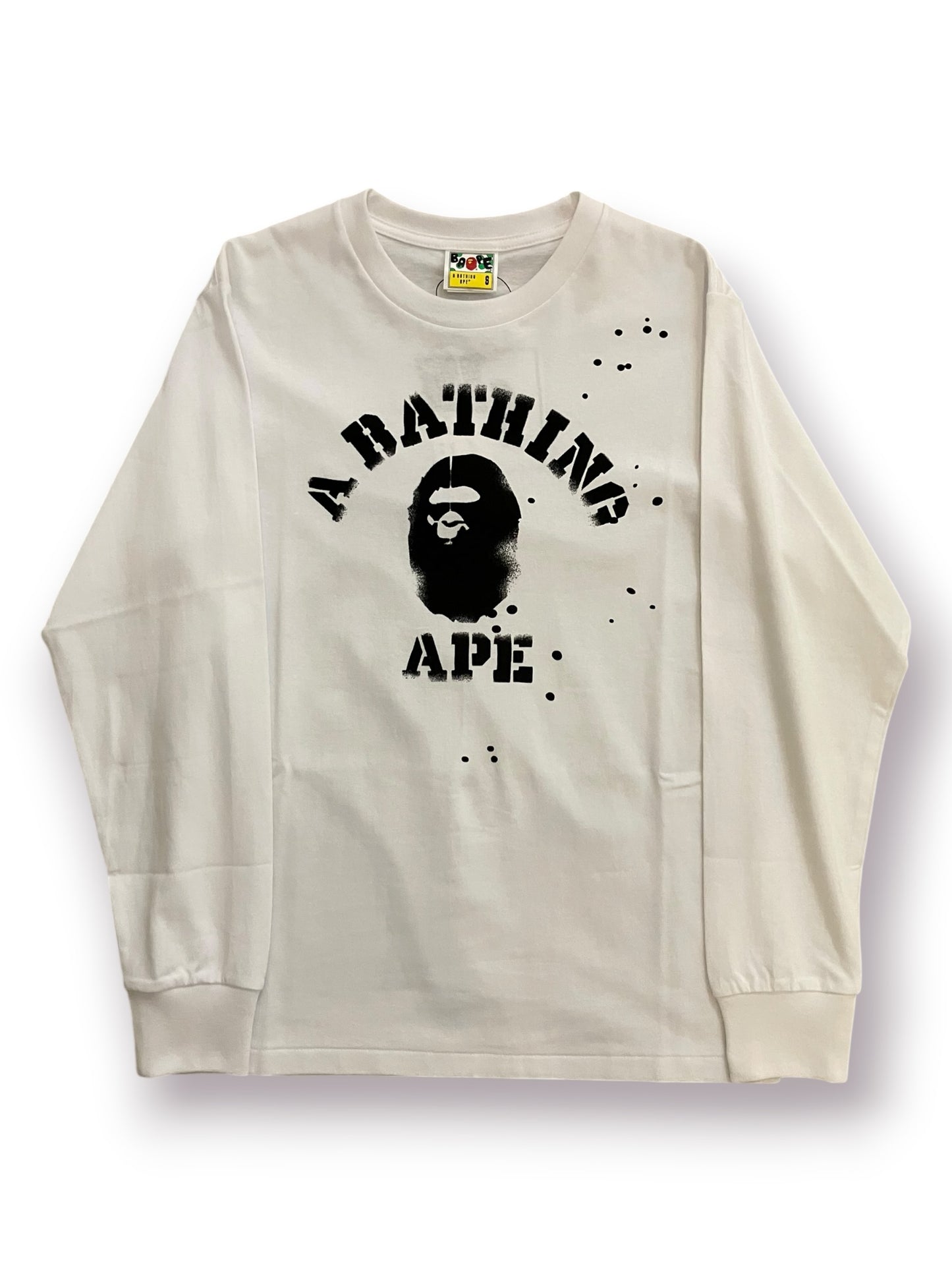 Joshua Vides x Bape Long Sleeve Tee ‘White’