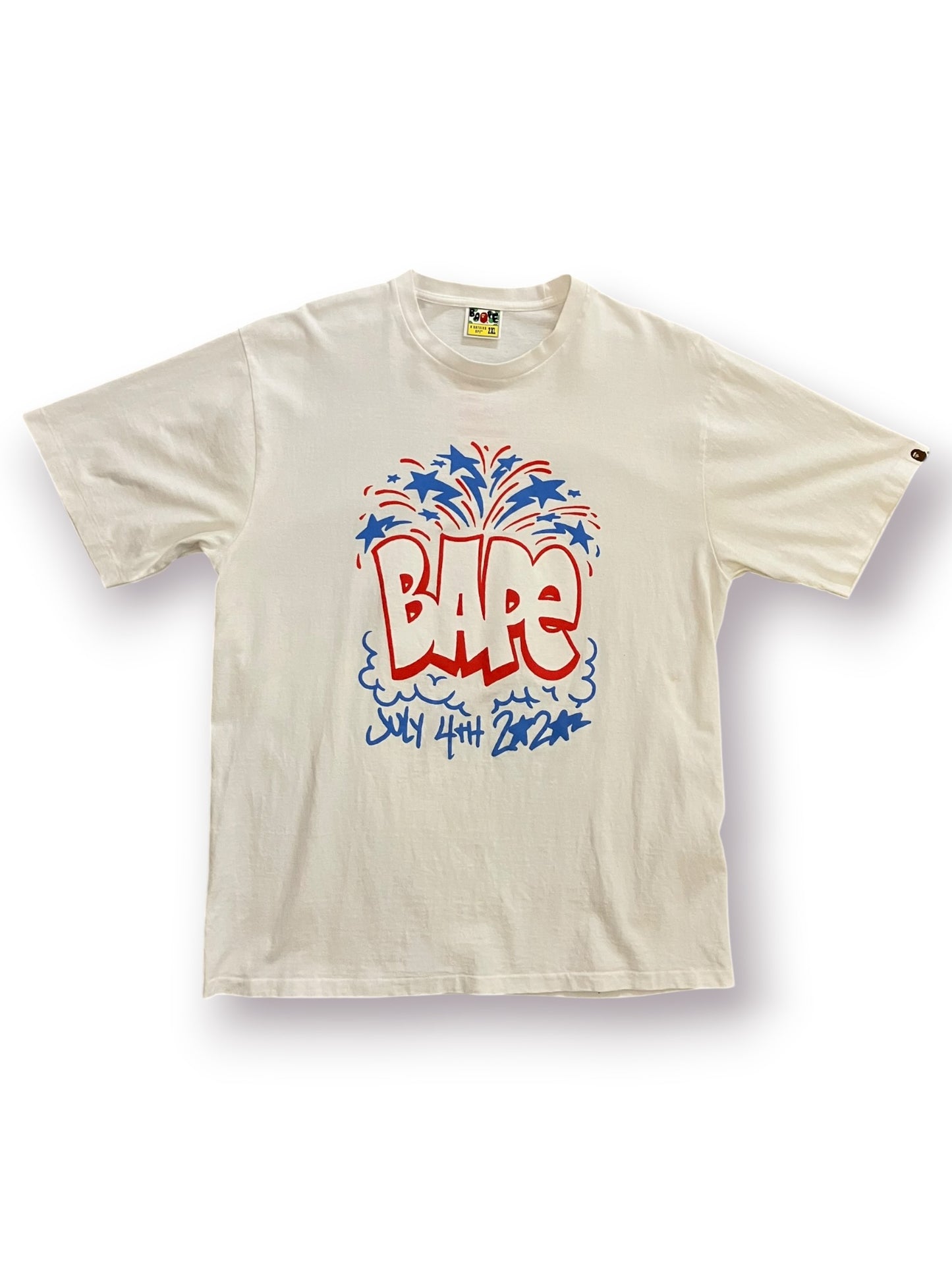 BAPE x Bobby Engvall July 4th Tee ‘White’ (Pre-Owned)