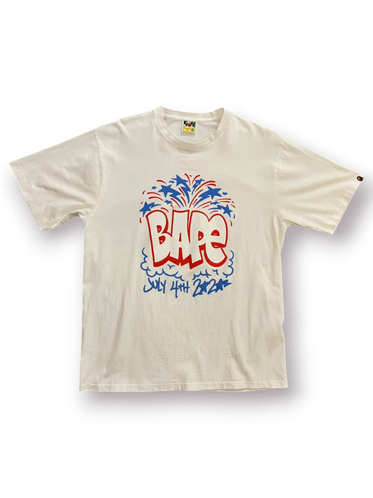 BAPE x Bobby Engvall July 4th Tee ‘White’ (Pre-Owned)