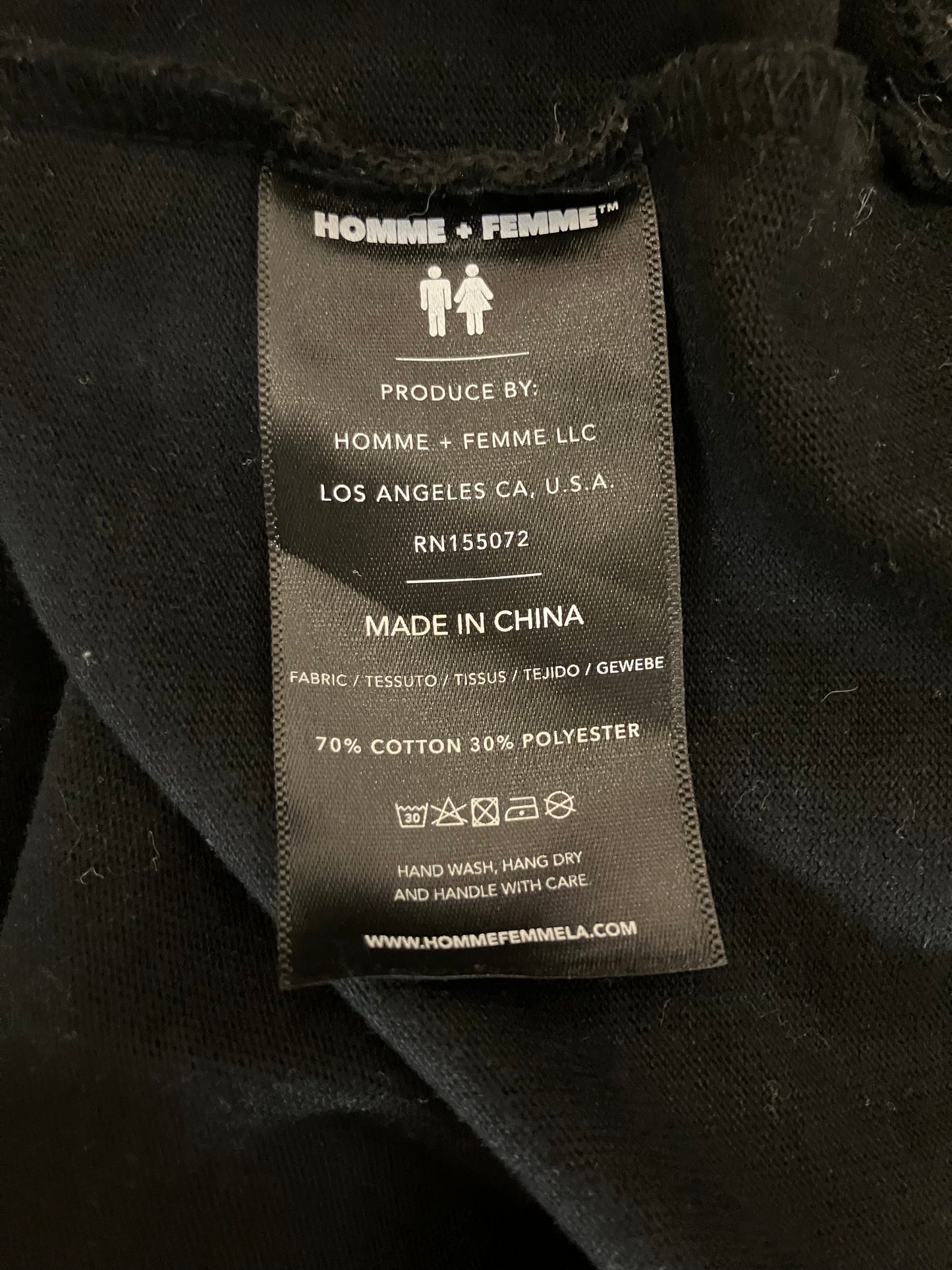 Home + Femme La Twilight Tee ‘Black’ (Pre-Owned)