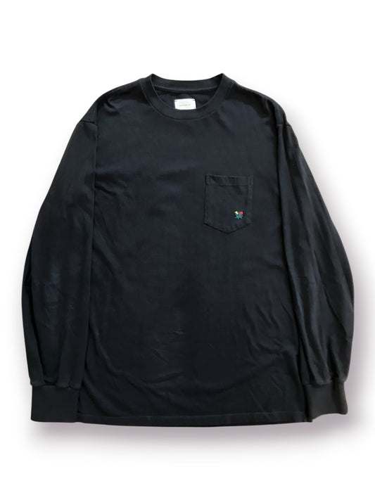 Aime Leon Dore Crest Long Sleeve Tee ‘Black’ (Pre-Owned)