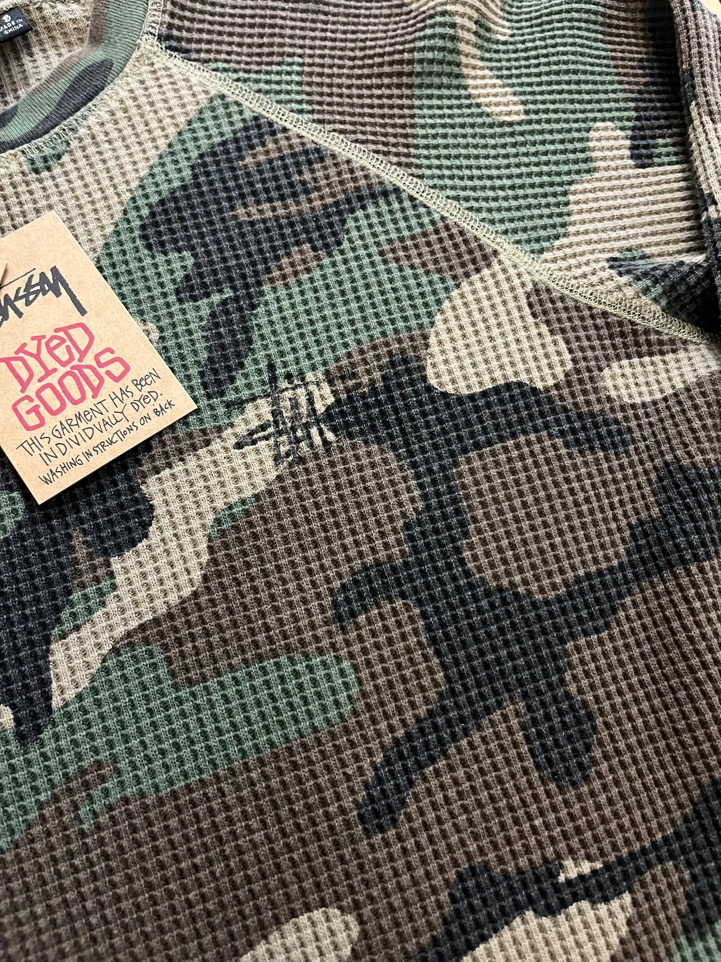 Stussy Basic Thermal ‘Woodland Camo’