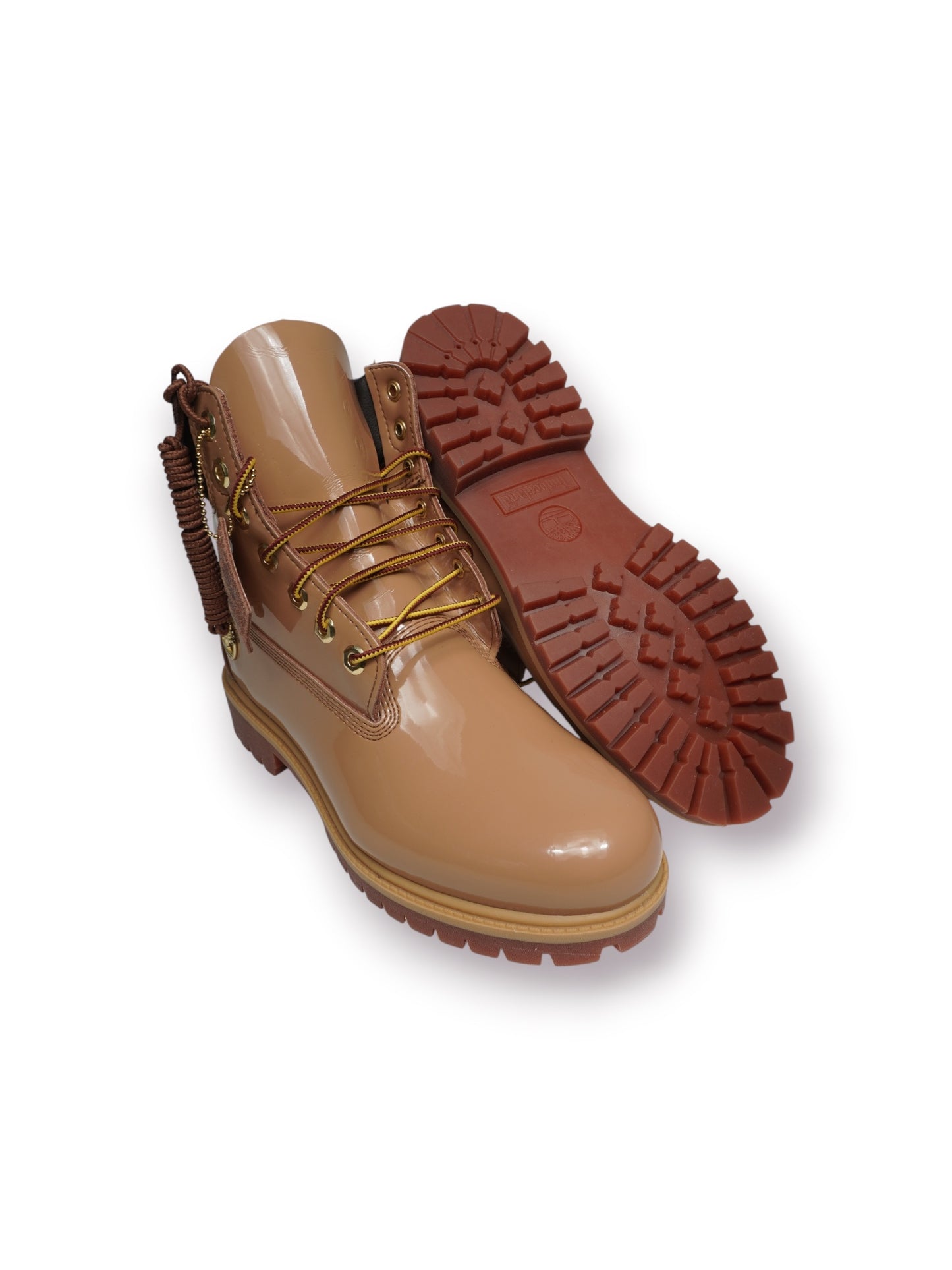 Timberland 6” Premium Waterproof Patent Boots ‘Finch Wheat’