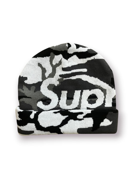 Supreme Big Logo Beanie ‘Snow Camo’