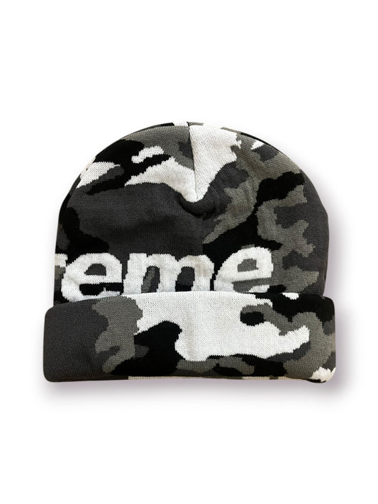 Supreme Big Logo Beanie ‘Snow Camo’