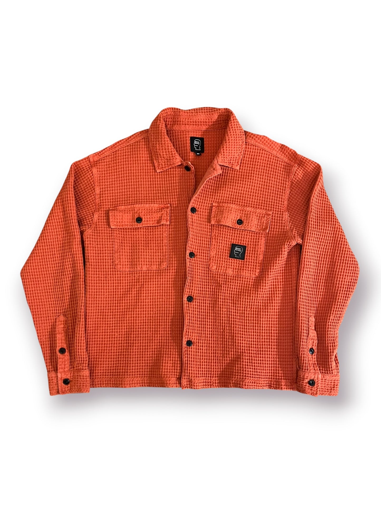 Brain Dead Waffle Front Shirt ‘Terracotta’ (Pre-Owned)