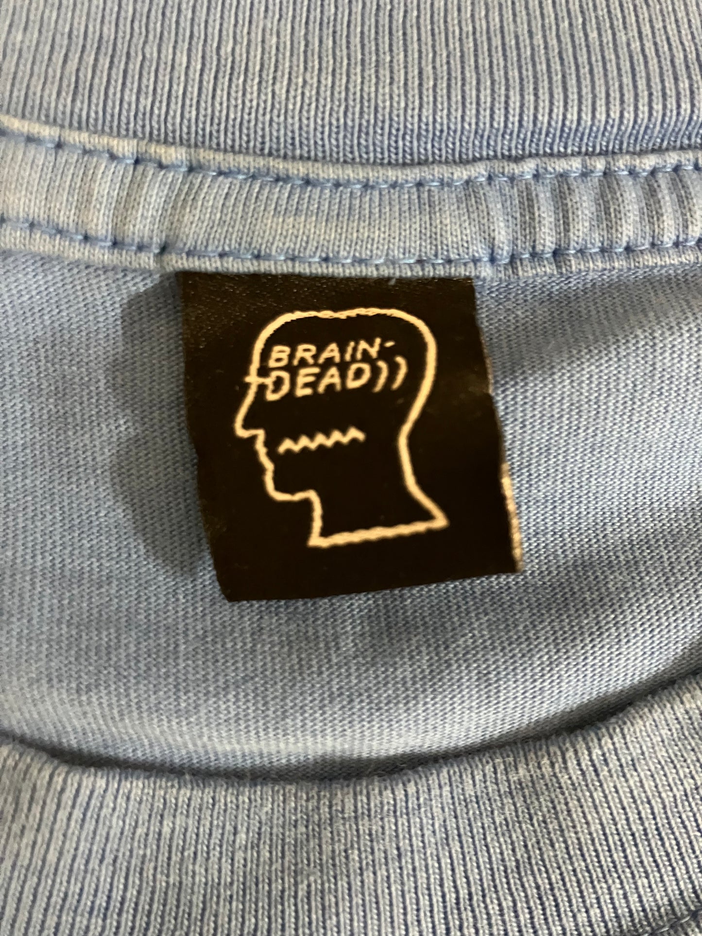 Brain Dead Wide Eye Tee ‘China Blue’ (Pre-Owned)