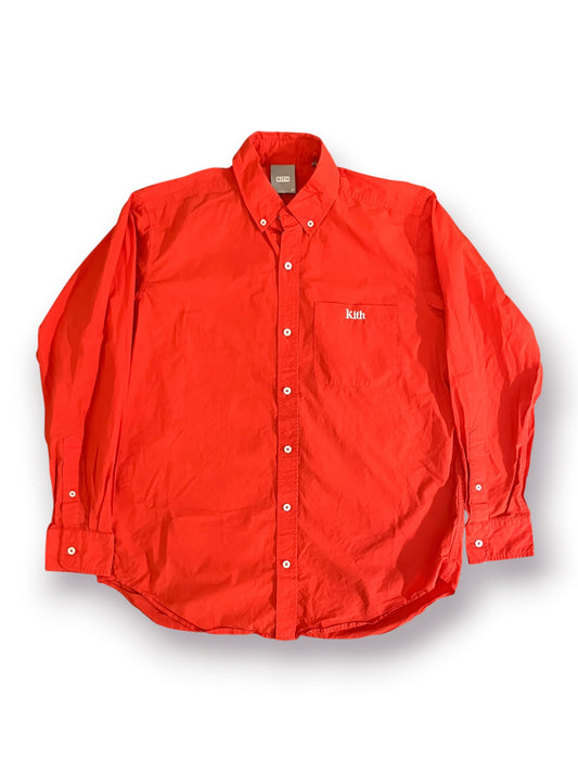 Kith Button Down Shirt ‘Orange’ (Pre-Owned)