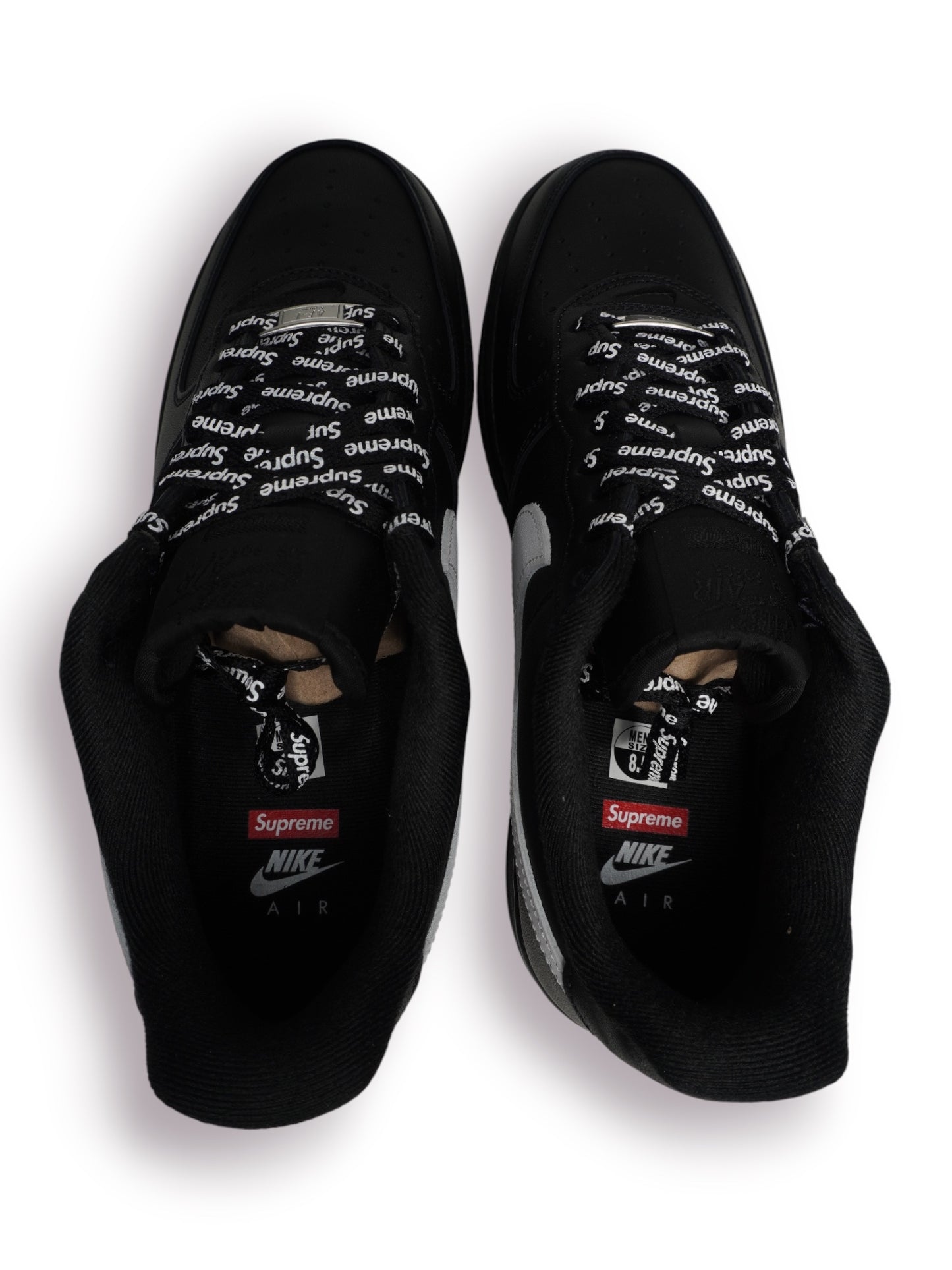 Supreme x Nike Air Force 1 Low ‘Black/White’ (Pre-Owned)
