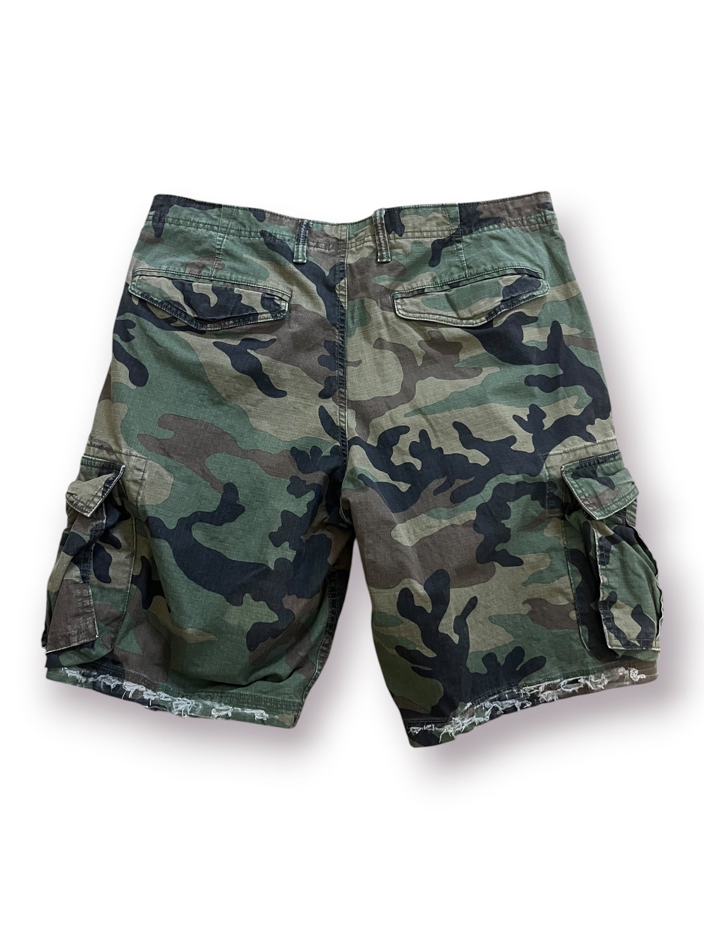 Burning Bush Star Denim Camo Shorts (Pre-Owned)