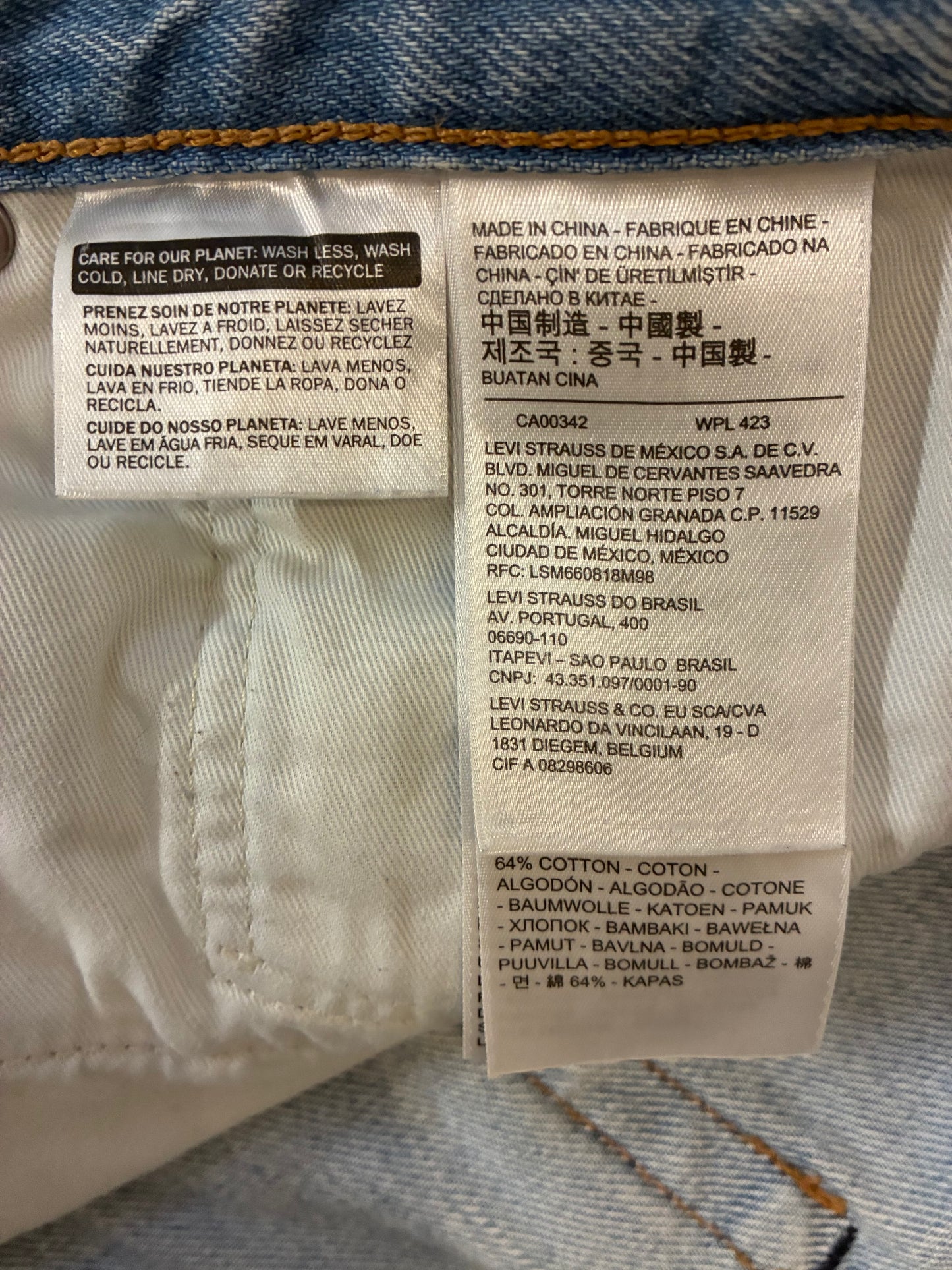 Levi’s x Pokémon 551Z Authentic Straight Jeans ‘Light Wash’ (Pre-Owned)