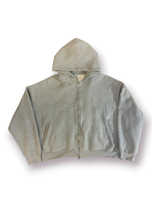 Happy Memories Don’t Die Blank Dual Zip-Up Hoodie ‘Grey’ (Pre-Owned)