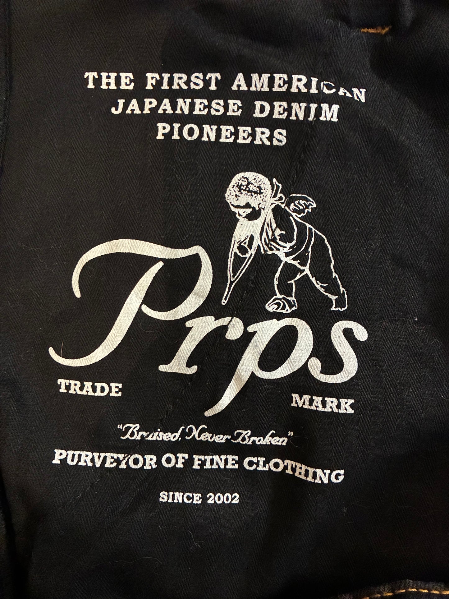 PRPS Okinawa Embroidered Carpenter Pants ‘Black’ (Pre-Owned)