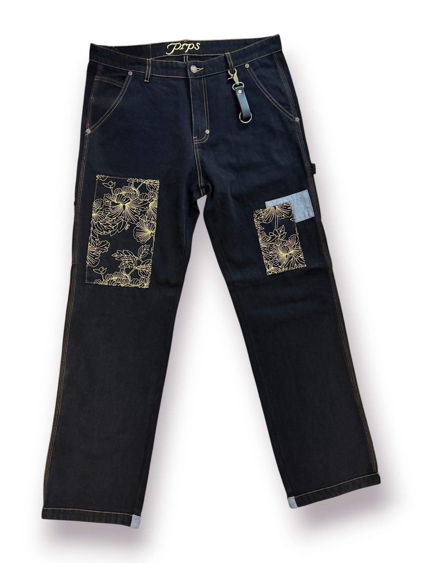 PRPS Okinawa Embroidered Carpenter Pants ‘Black’ (Pre-Owned)