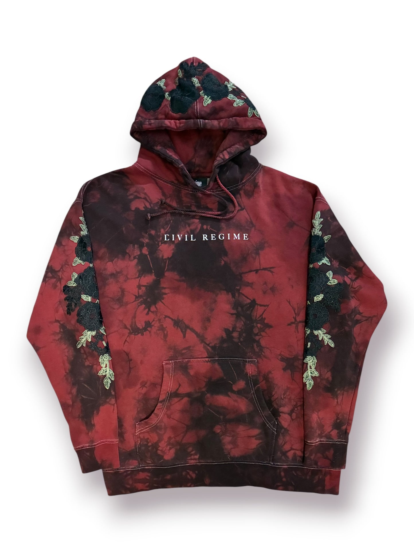 Civil Regime Tie Dye Hoodie ‘Red/Black’ (Pre-Owned)