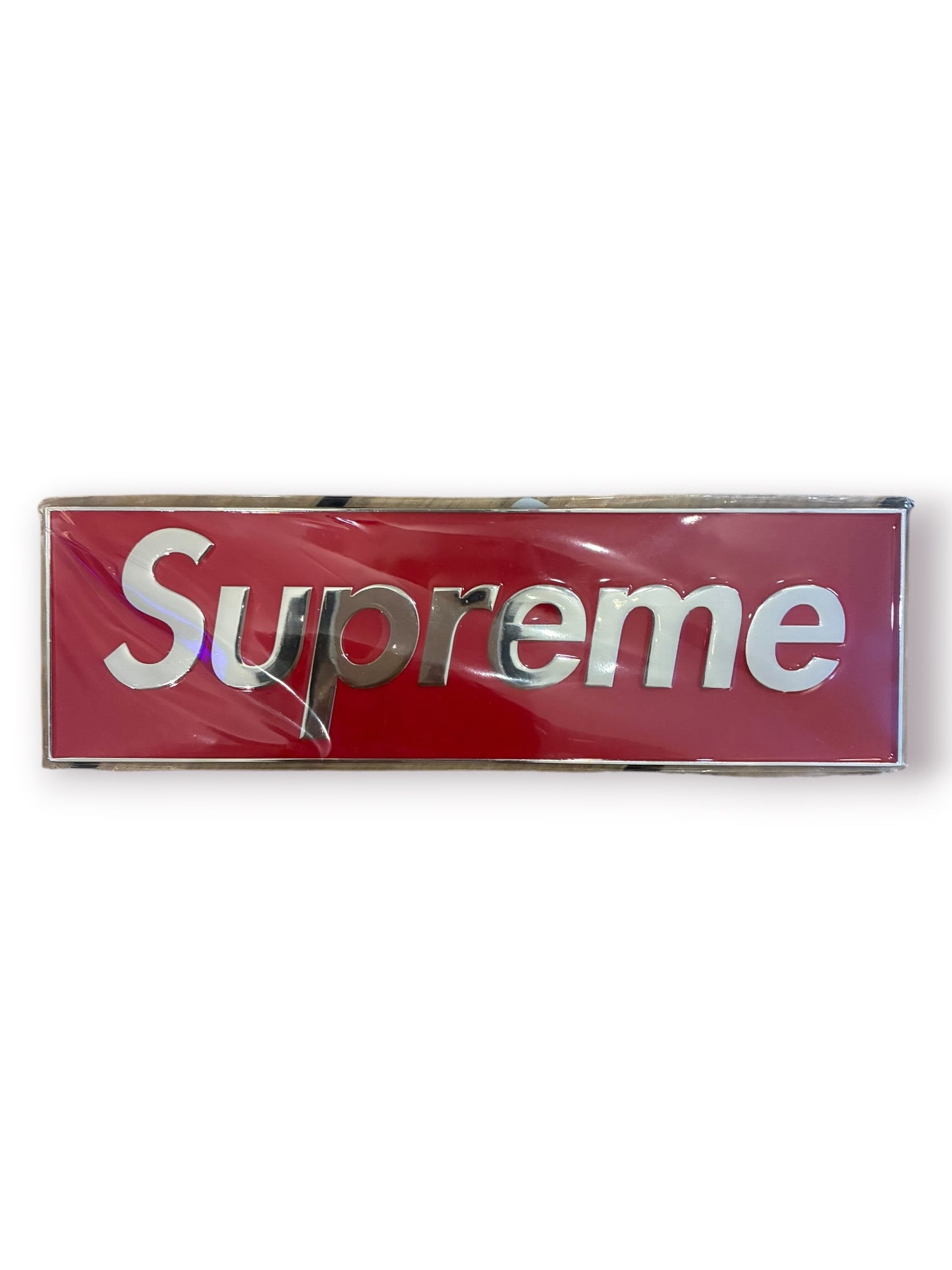 Supreme Box Logo Car Emblem