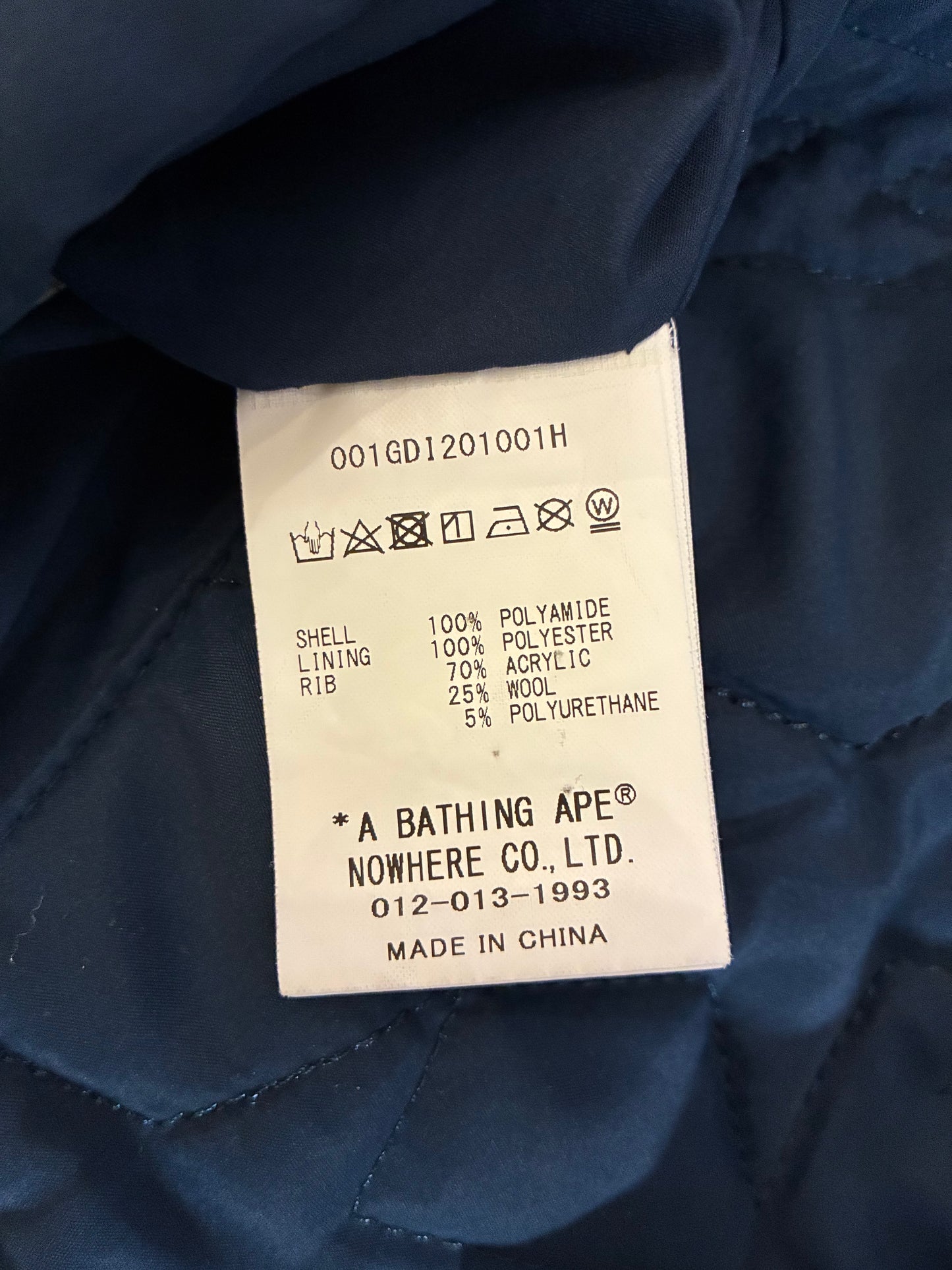 Bape Reversible Track Jacket ‘Black’ (Pre-Owned)