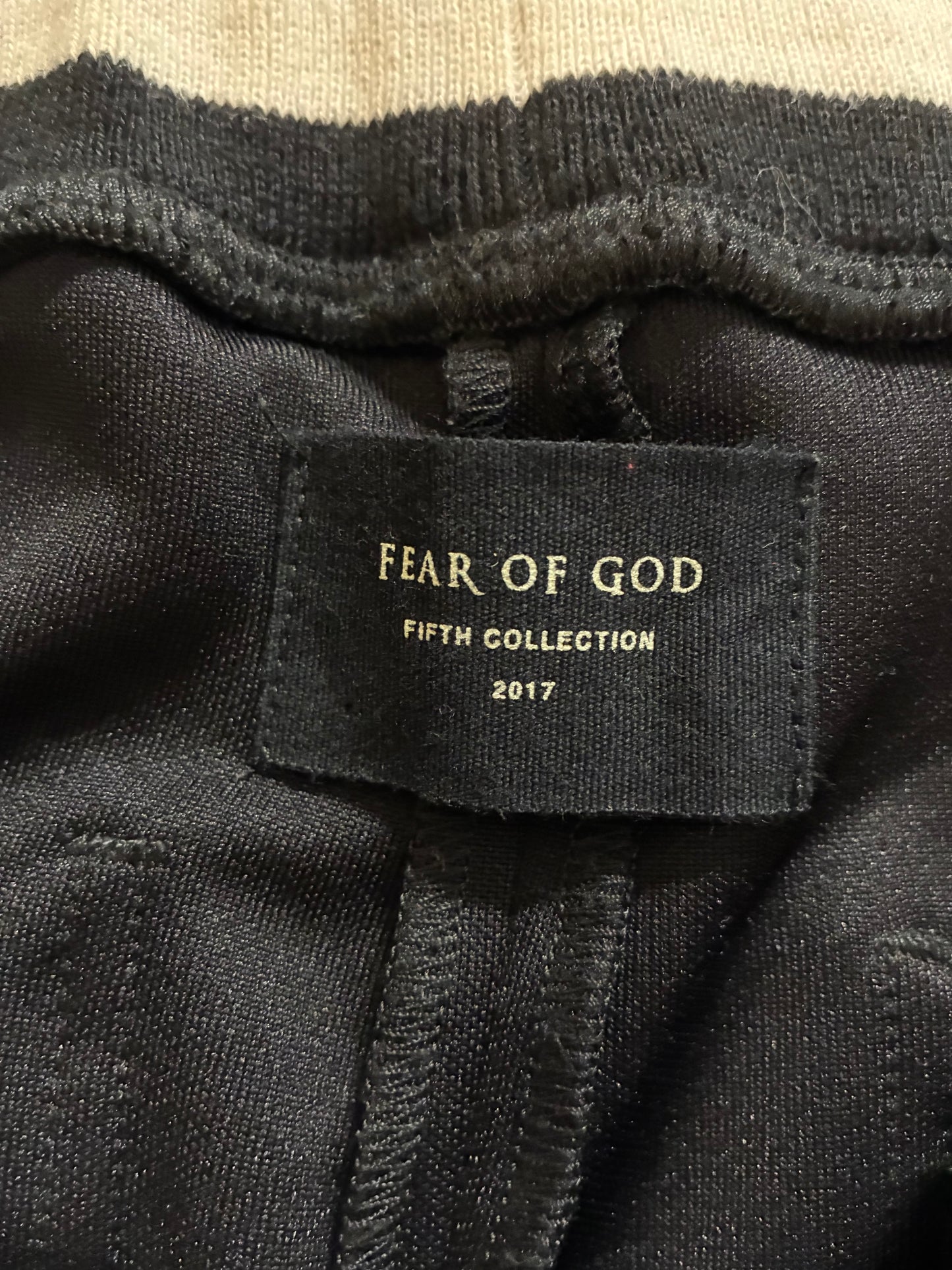 Fear of God Fifth Collection Double Striped Track Pants ‘Red’ (Pre-Owned)