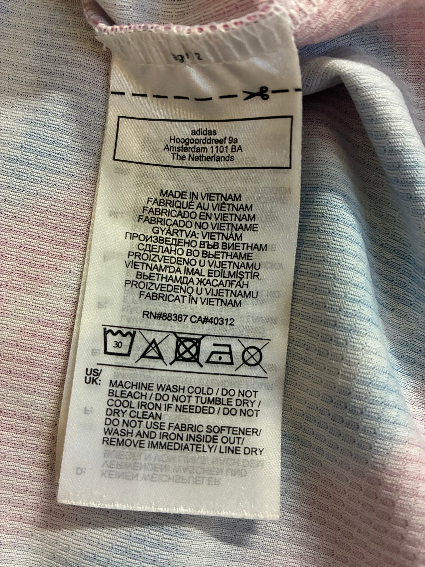 adidas Consortium Human Race Jersey ‘Red/Blue/White’ (Pre-Owned)