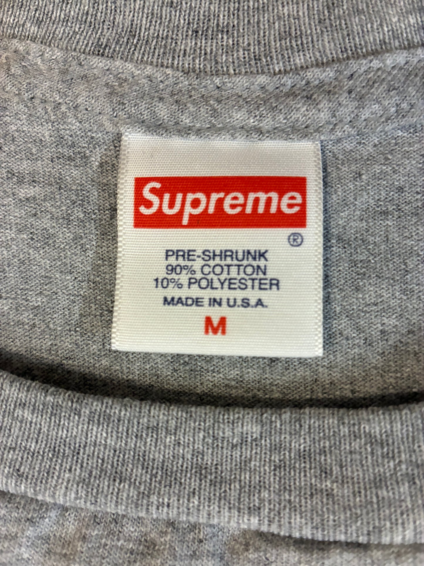 Supreme ‘Don’t Fuck Around Tee ‘Heather Grey’ (Pre-Owned)