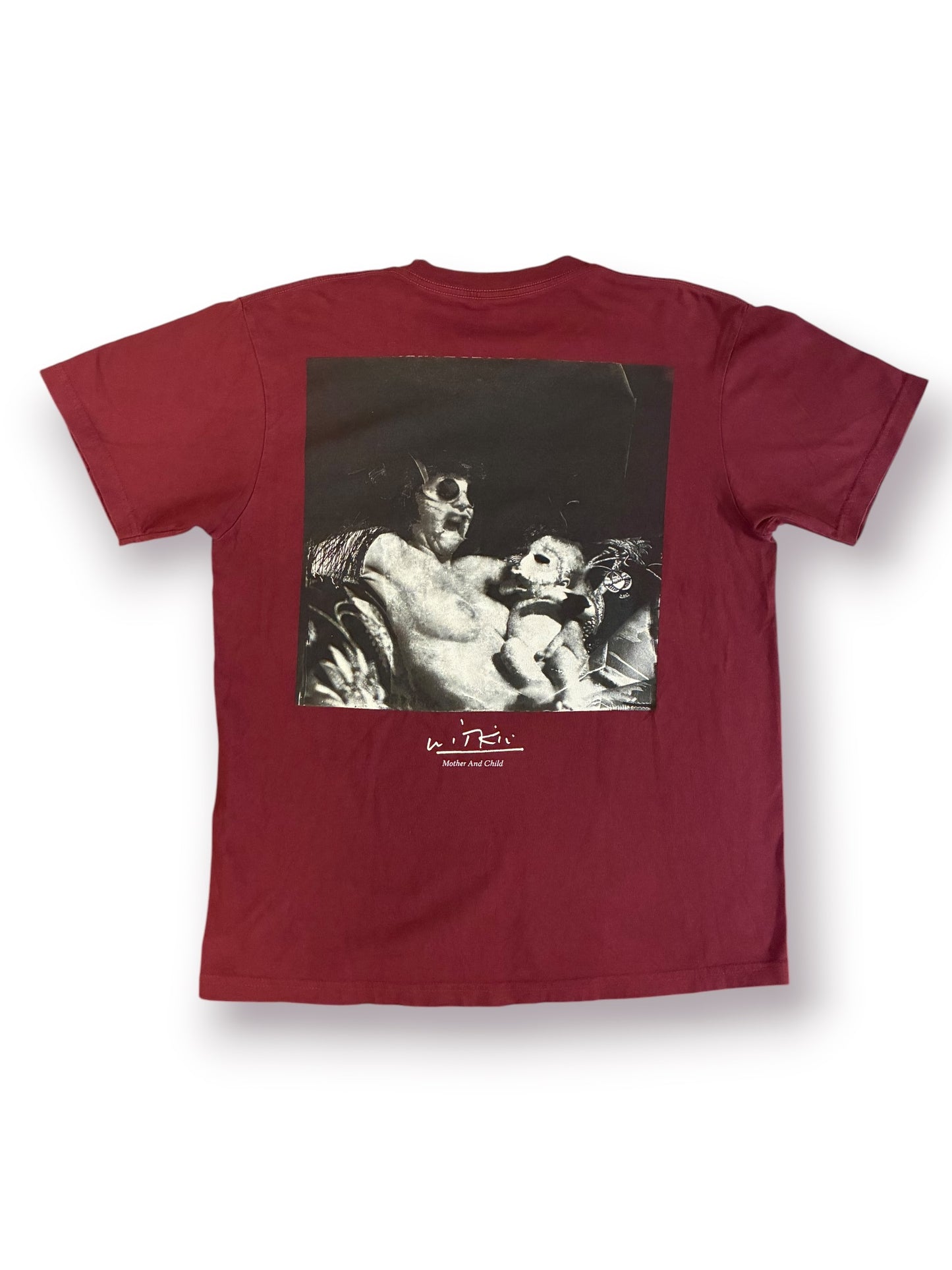 Supreme x Joel-Peter Witkin Mother and Child Tee ‘Burgundy’ (Pre-Owned)