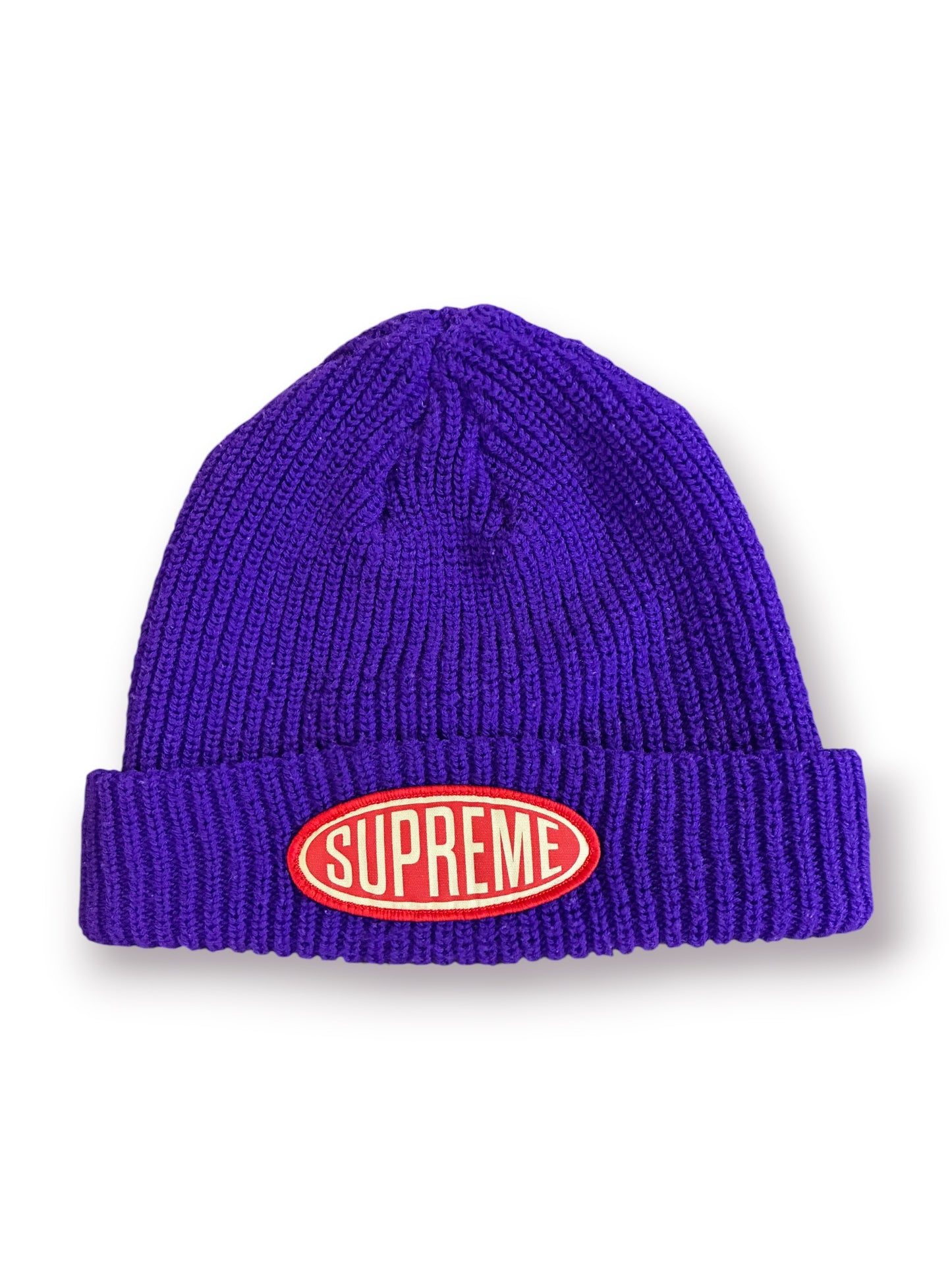 Supreme Oval Patch Beanie ‘Purple’ (Pre-Owned)