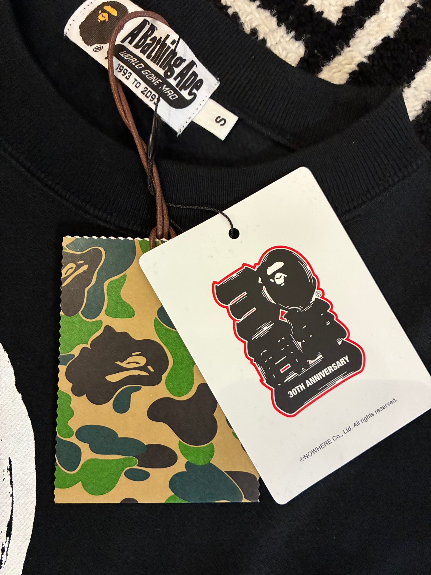 Bape x Joshua Vides Ape Head Crewneck ‘Black’