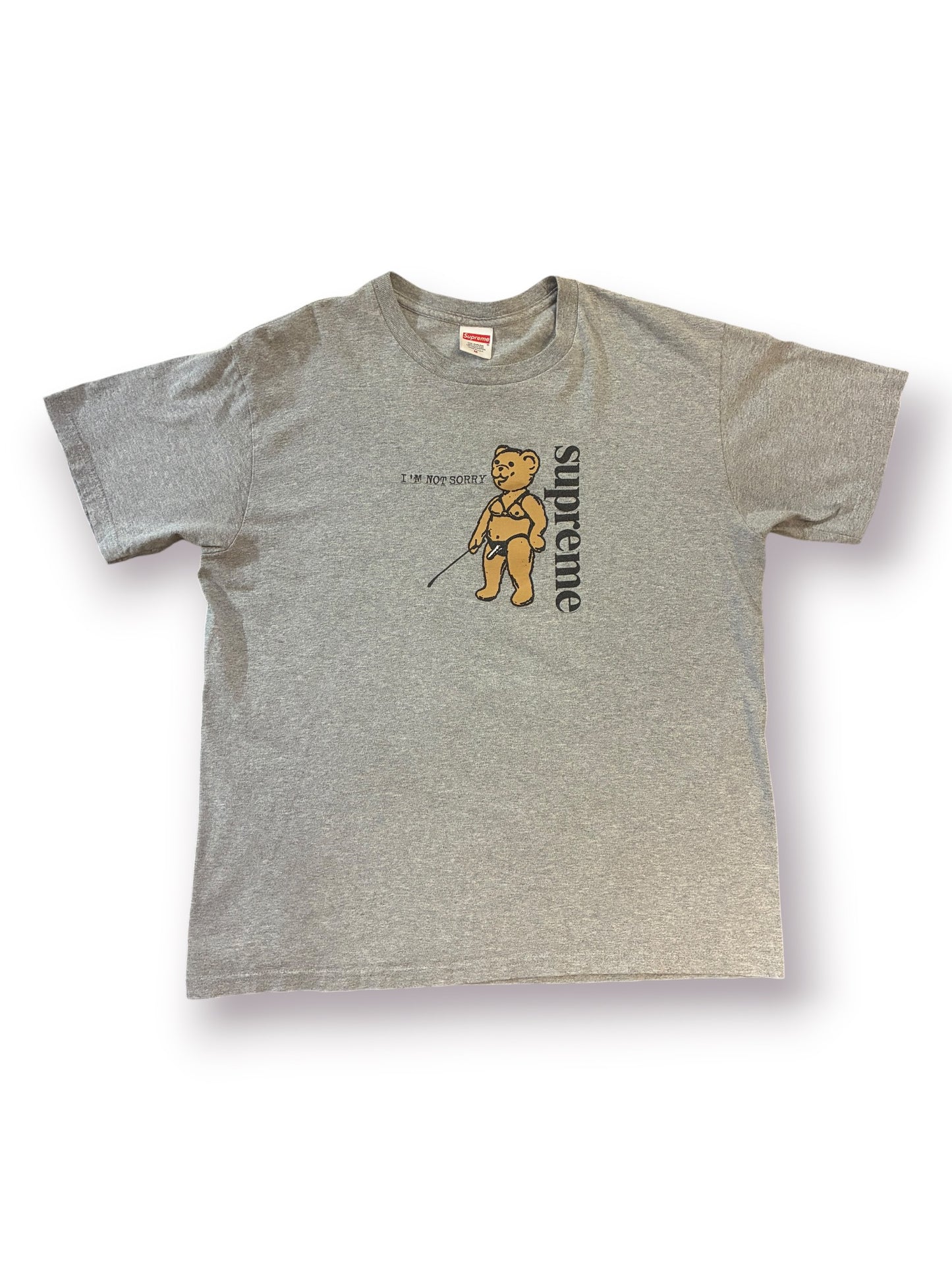 Supreme Not Sorry Tee ‘Heather Grey’ (Pre-Owned)