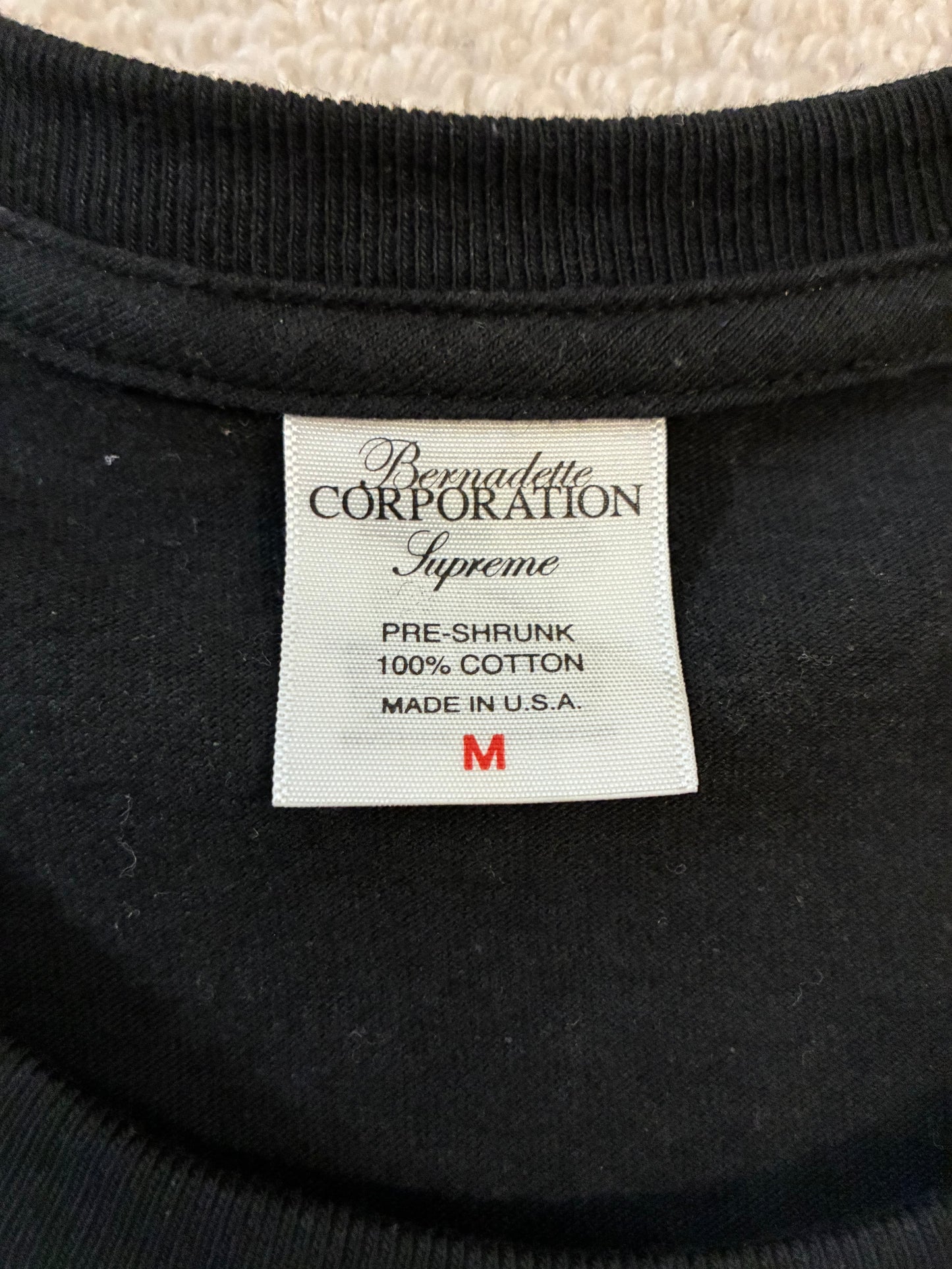 Supreme x Bernadette Corporation “Fuck” Tee ‘Black’ (Pre-Owned)