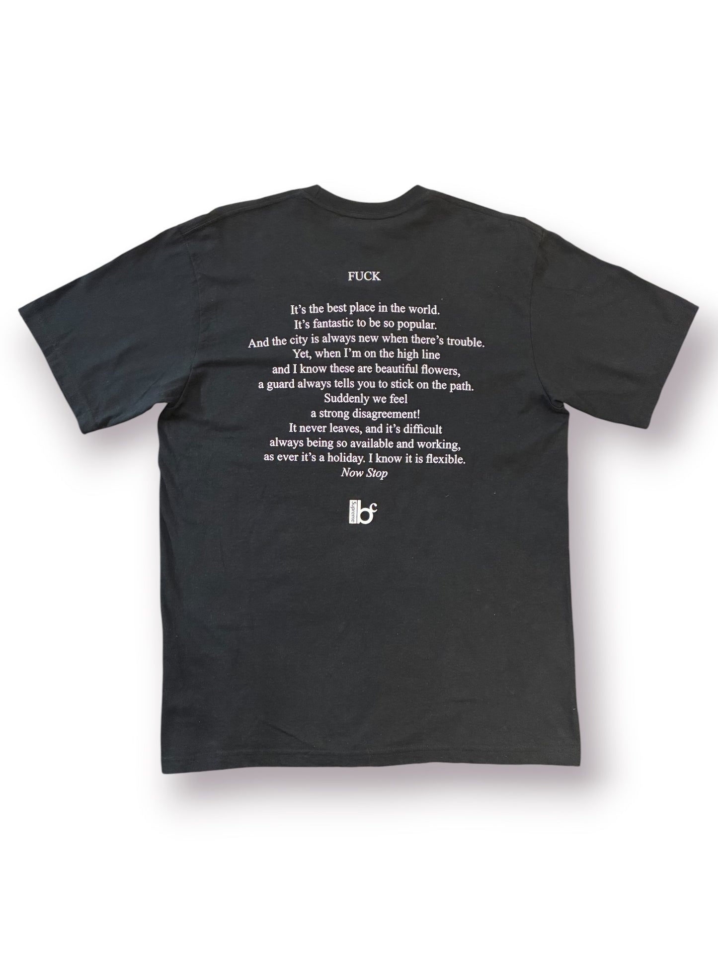 Supreme x Bernadette Corporation “Fuck” Tee ‘Black’ (Pre-Owned)